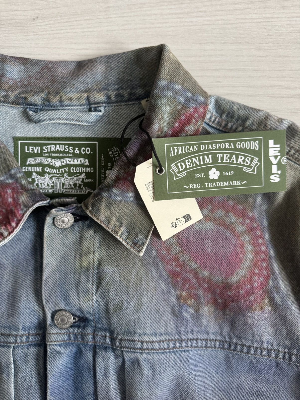 DENIM TEARS × Levi's Denim Tears x Levi’s Big Chief Demond Type-1 Trucker Jacket Size US L / EU 52-54 / 3 - 5 Thumbnail