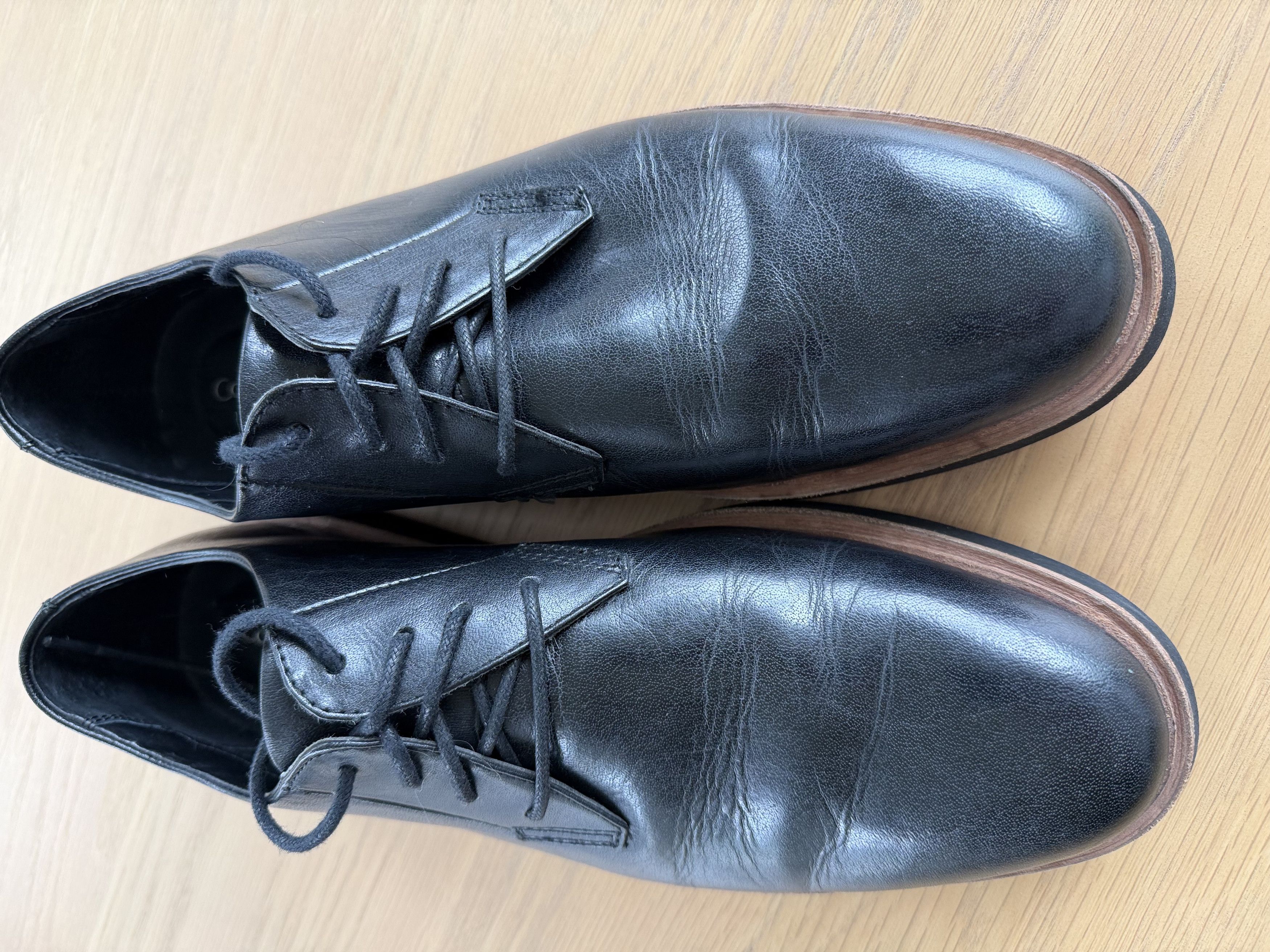 Calvin Klein Calvin Klein Full-Grain Leather Derbies - Size 9 Size US 9 / EU 42 - 4 Thumbnail