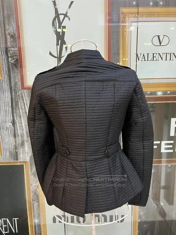Burberry Burberry Black Striped Women's Winter Jacket. Size XS / US 0-2 / IT 36-38 - 3 Thumbnail
