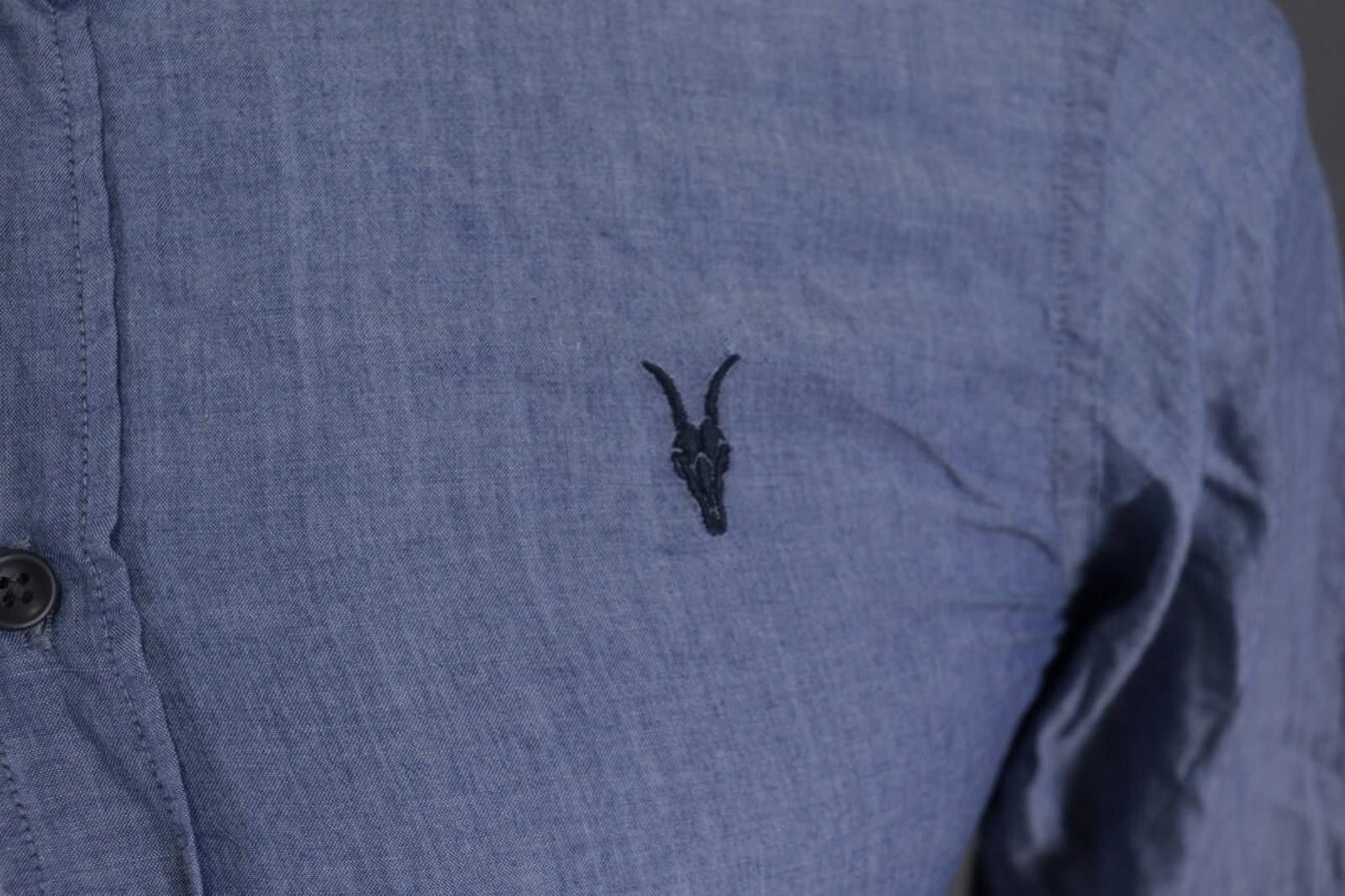 Allsaints AllSaints Blue Long Sleeve Button Down Shirt Size XS Size US XS / EU 42 / 0 - 4 Thumbnail