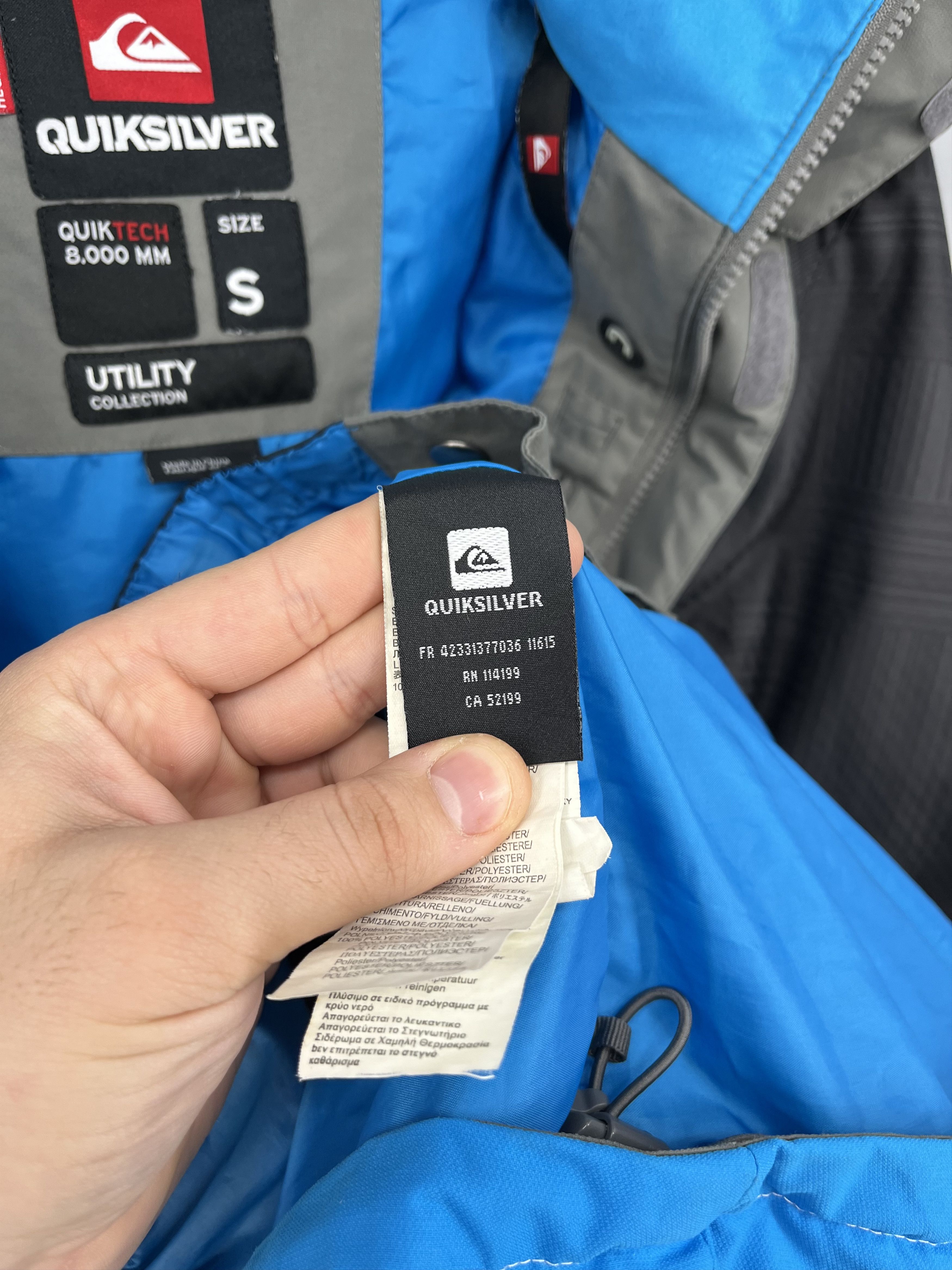Quiksilver Quiksilver Utility Reg Fit Quicktech 8k Snowboard Ski Jacket Size US S / EU 44-46 / 1 - 18 Thumbnail