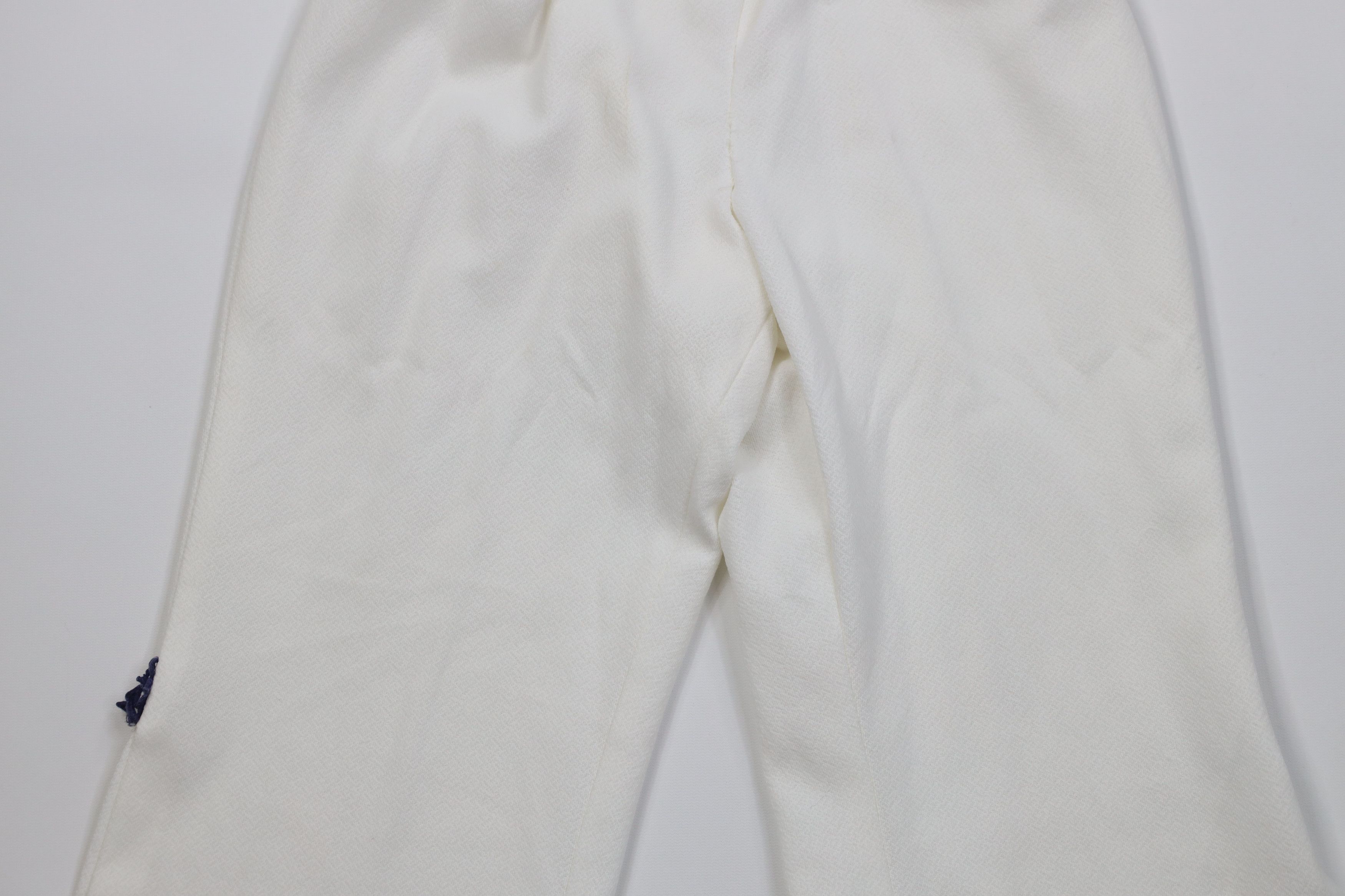 Vintage Vintage 70s Anchor Patch Knit Bell Bottoms Pants White USA Size 22" - 12 Thumbnail
