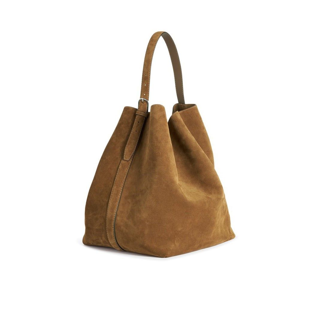 Toteme TOTEME Belted Tan Brown Suede Tote Bag New & Authentic Size ONE SIZE - 2 Thumbnail