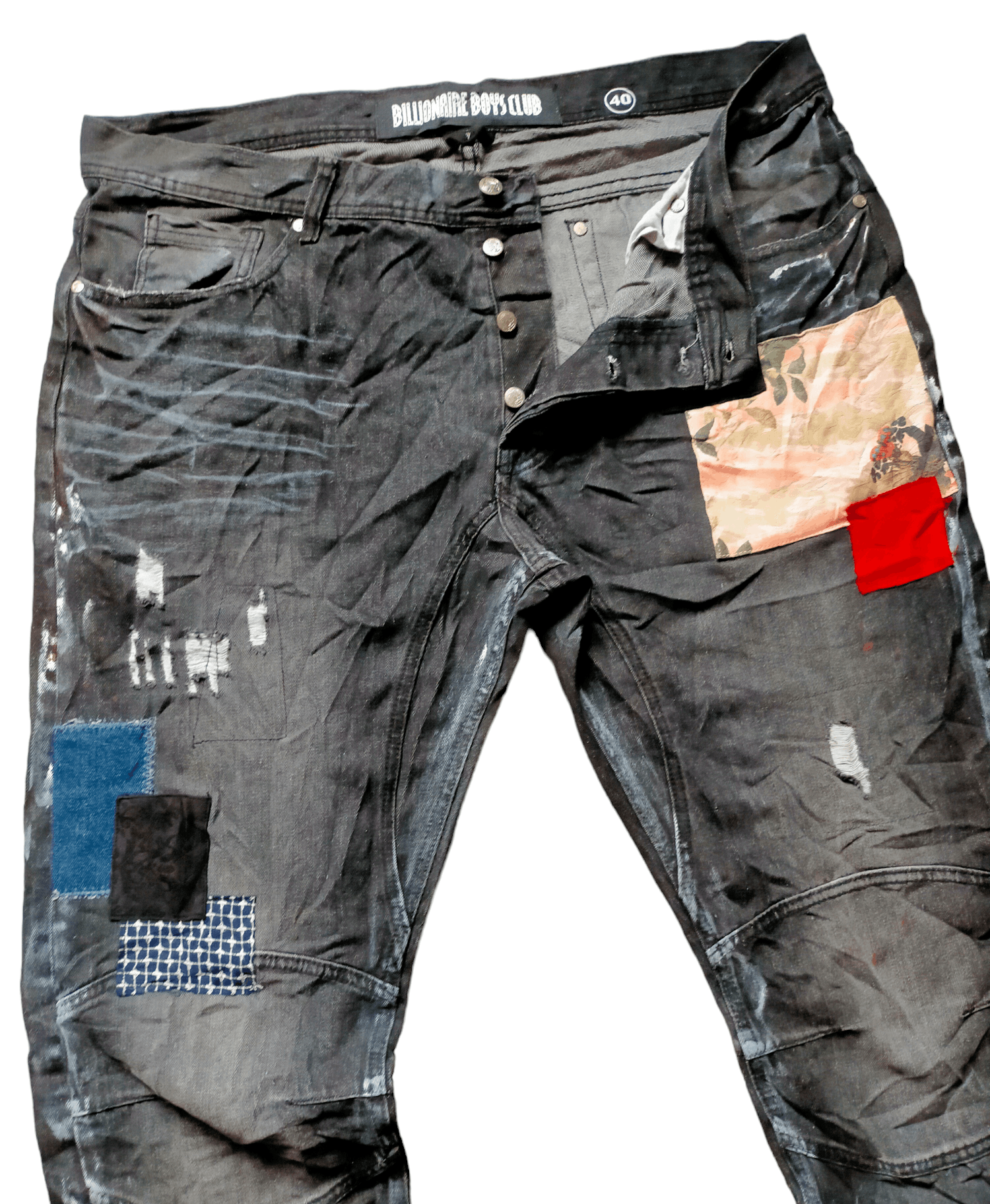 Billionaire Boys Club Bilionaire Boys Clubs Patchwork Jeans Size US 38 / EU 54 - 5 Thumbnail