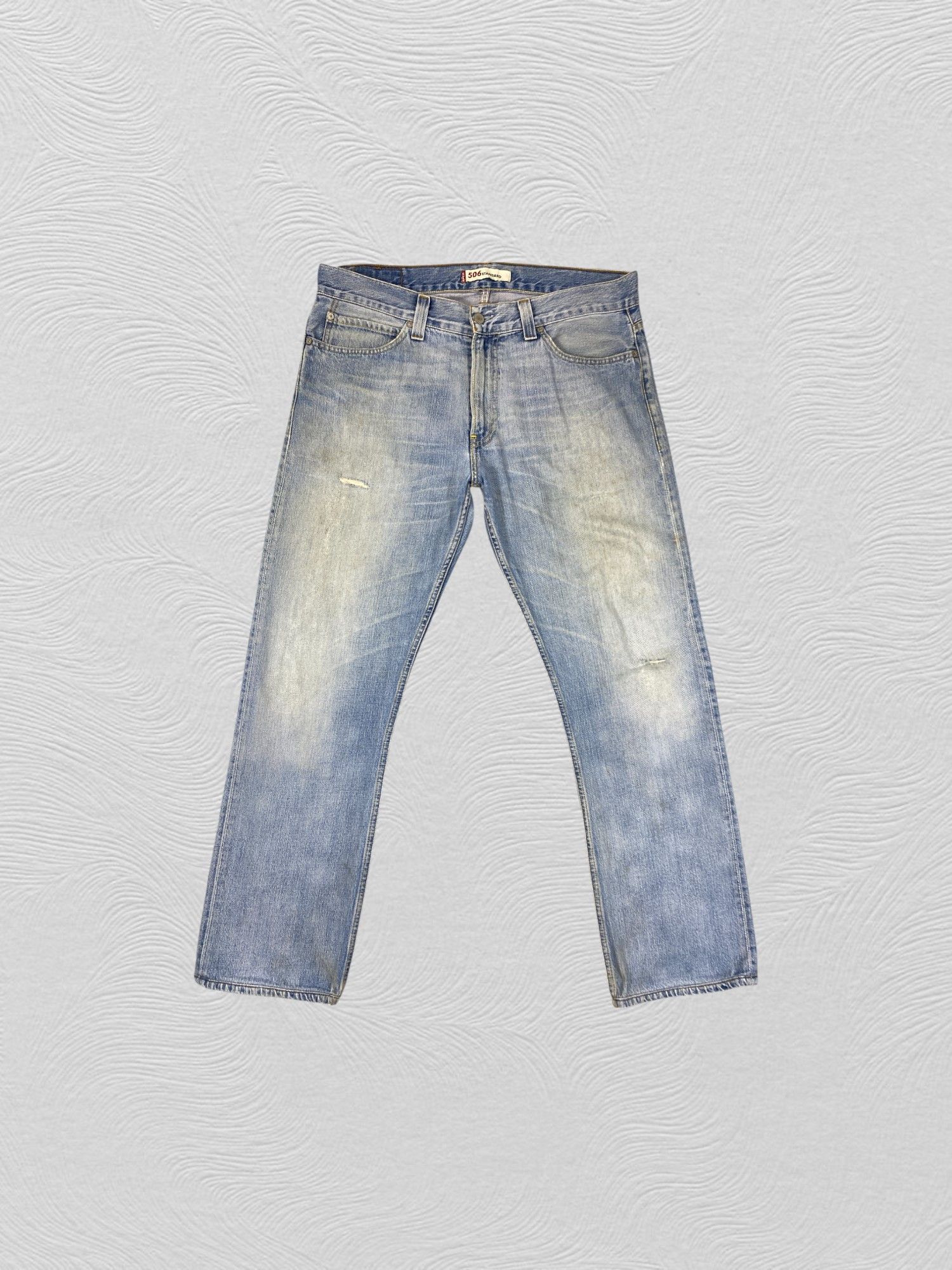 Levi's Light Blue Wash Vintage Levi's 506 37x31.5 Denim -JN1435 Size US 37 - 1 Thumbnail