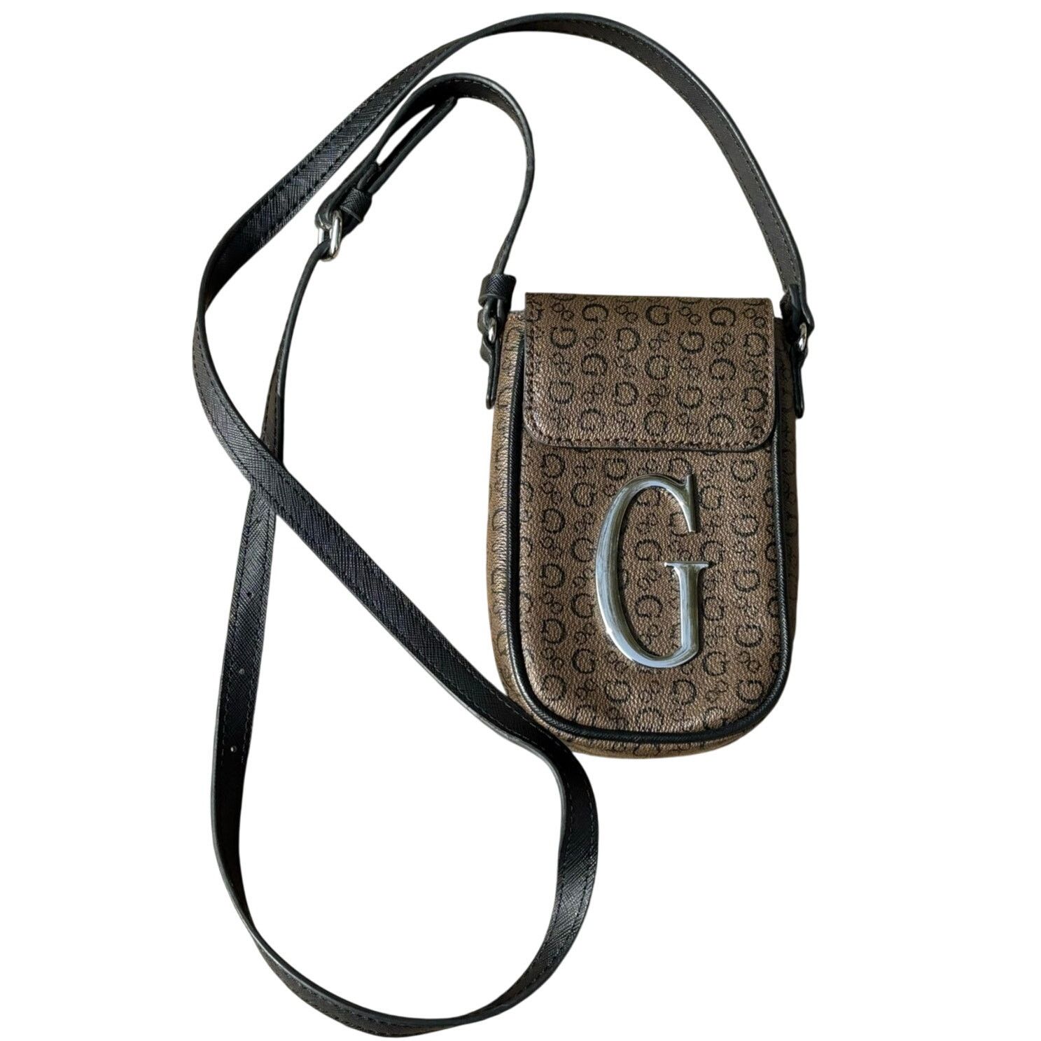 Brown Mini Guess Phone Purse, Women's