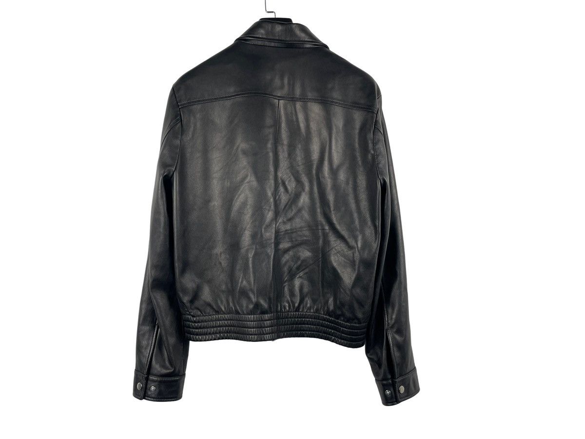 Amiri AMIRI Embroidered Collar Leather Jacket Size US M / EU 48-50 / 2 - 2 Thumbnail