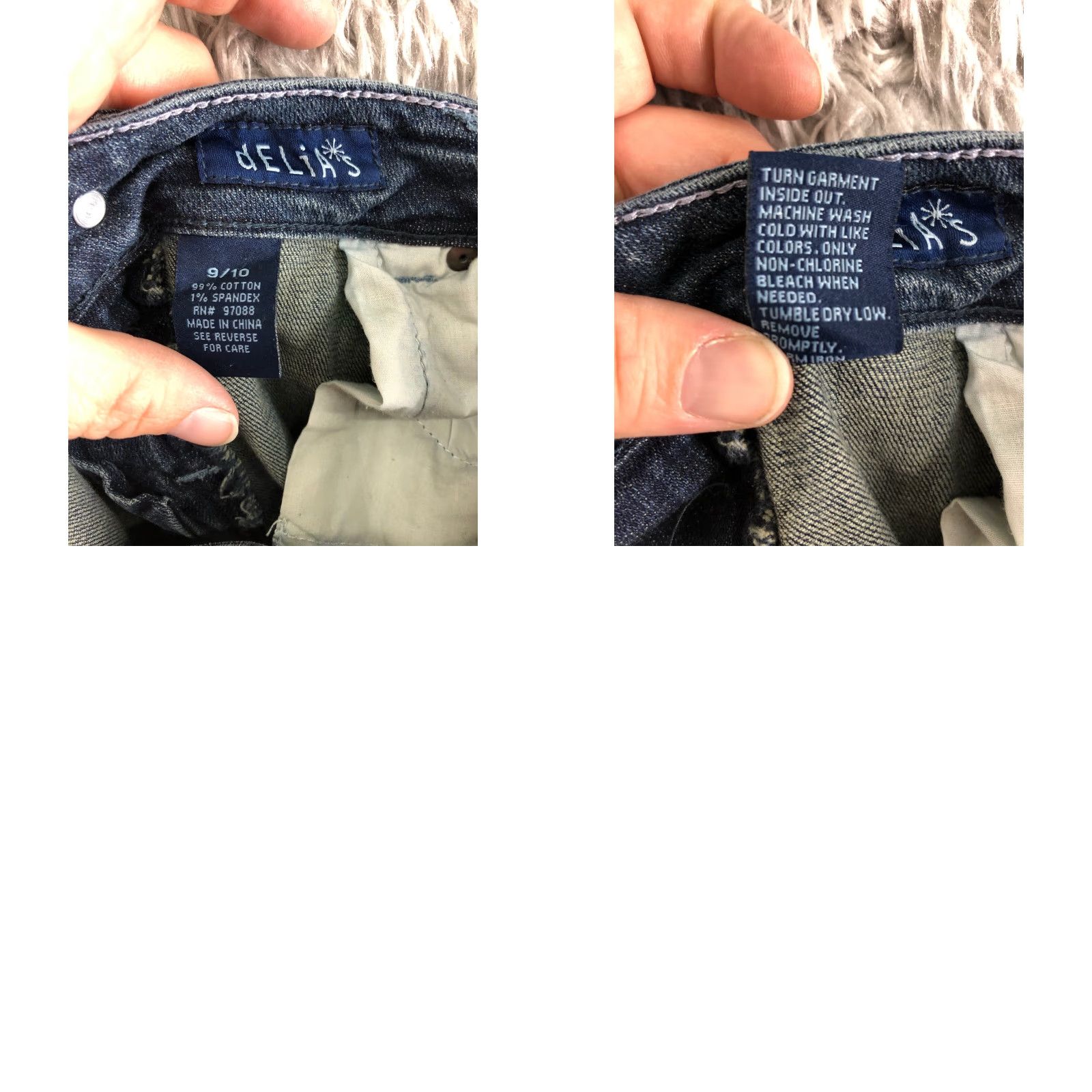Vintage dELiA's Womens Jeans Bailey Mid Rise Medium Wash Blue Denim 9/10 - Regular Womens Jeans Size 30" / US 8 / IT 44 - 8 Thumbnail