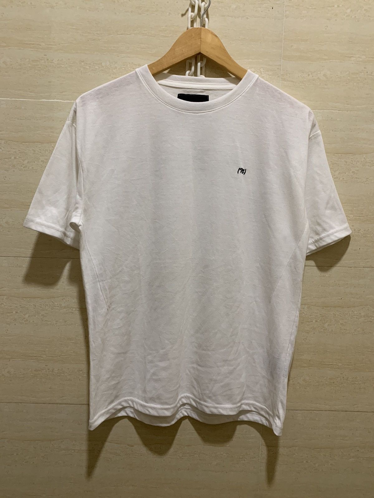 image of Number N Ine Number (N)Ine 5 Star Logo Design in White, Men's (Size Medium)