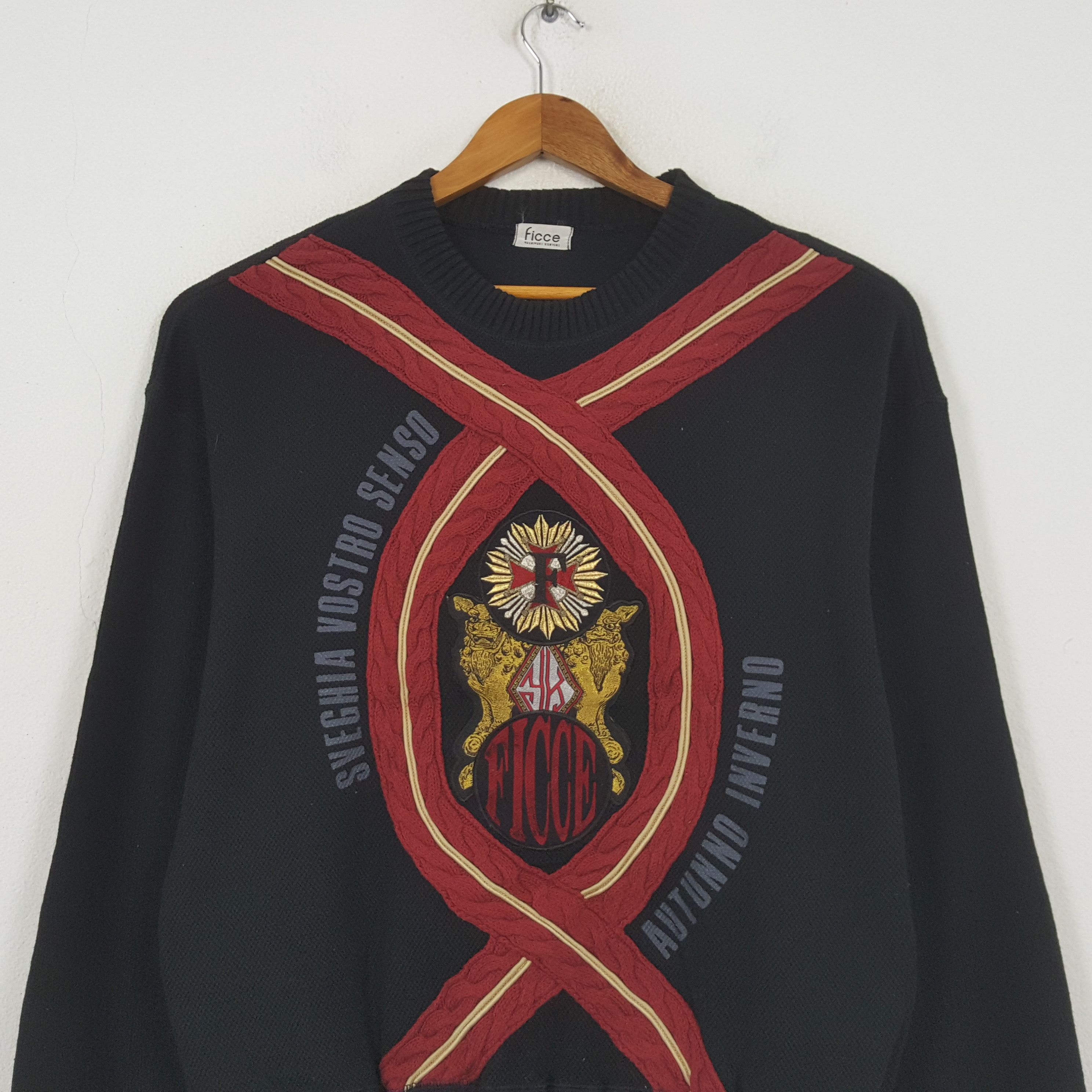 Vintage Vintage Yoshiyuki Konishi Japan Brand Sweatshirt RR8 Size US XXL / EU 58 / 5 - 2 Thumbnail