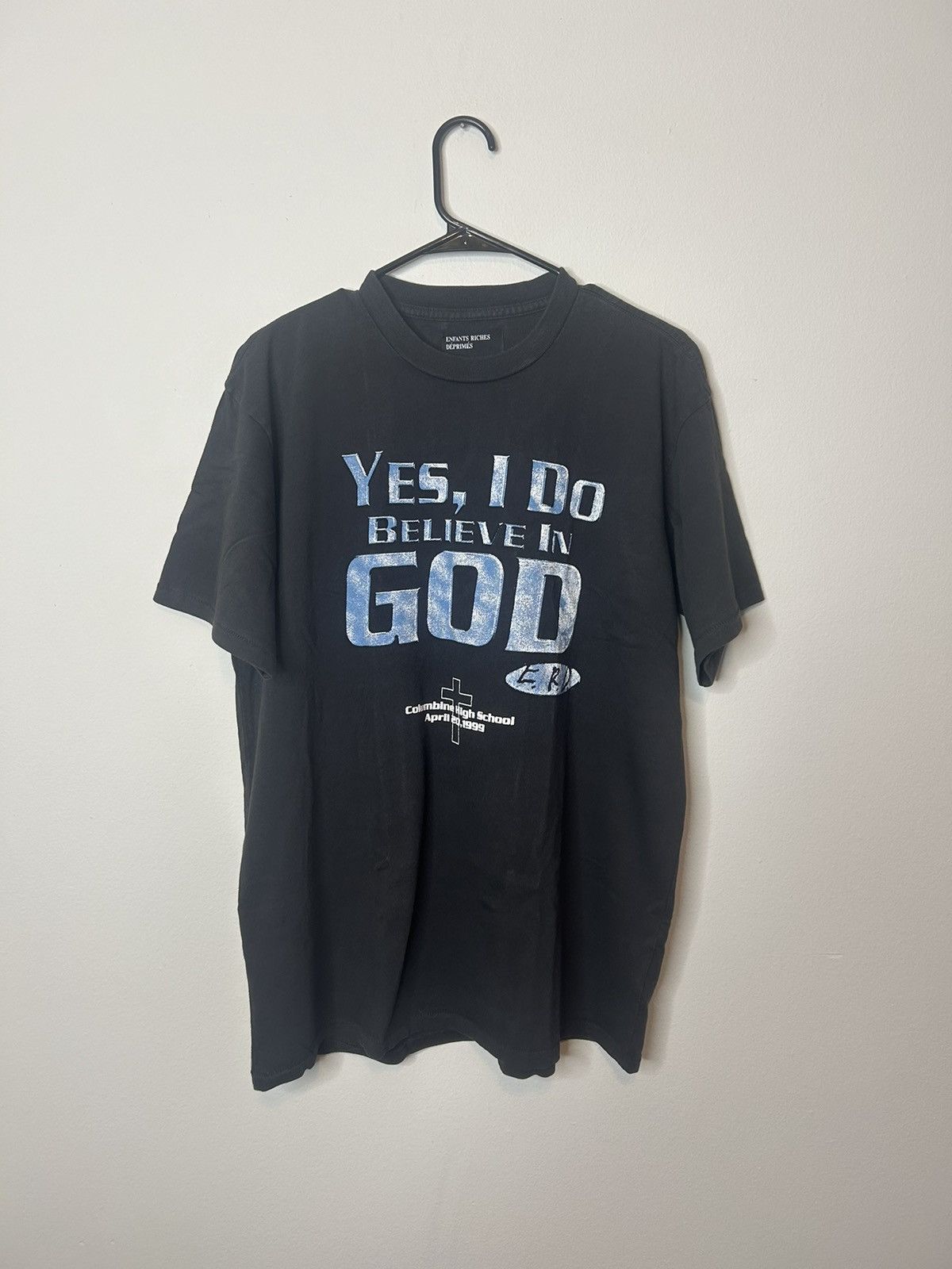 Enfants Riches Deprimes Columbine I Believe In God Tee GRAIL | Grailed