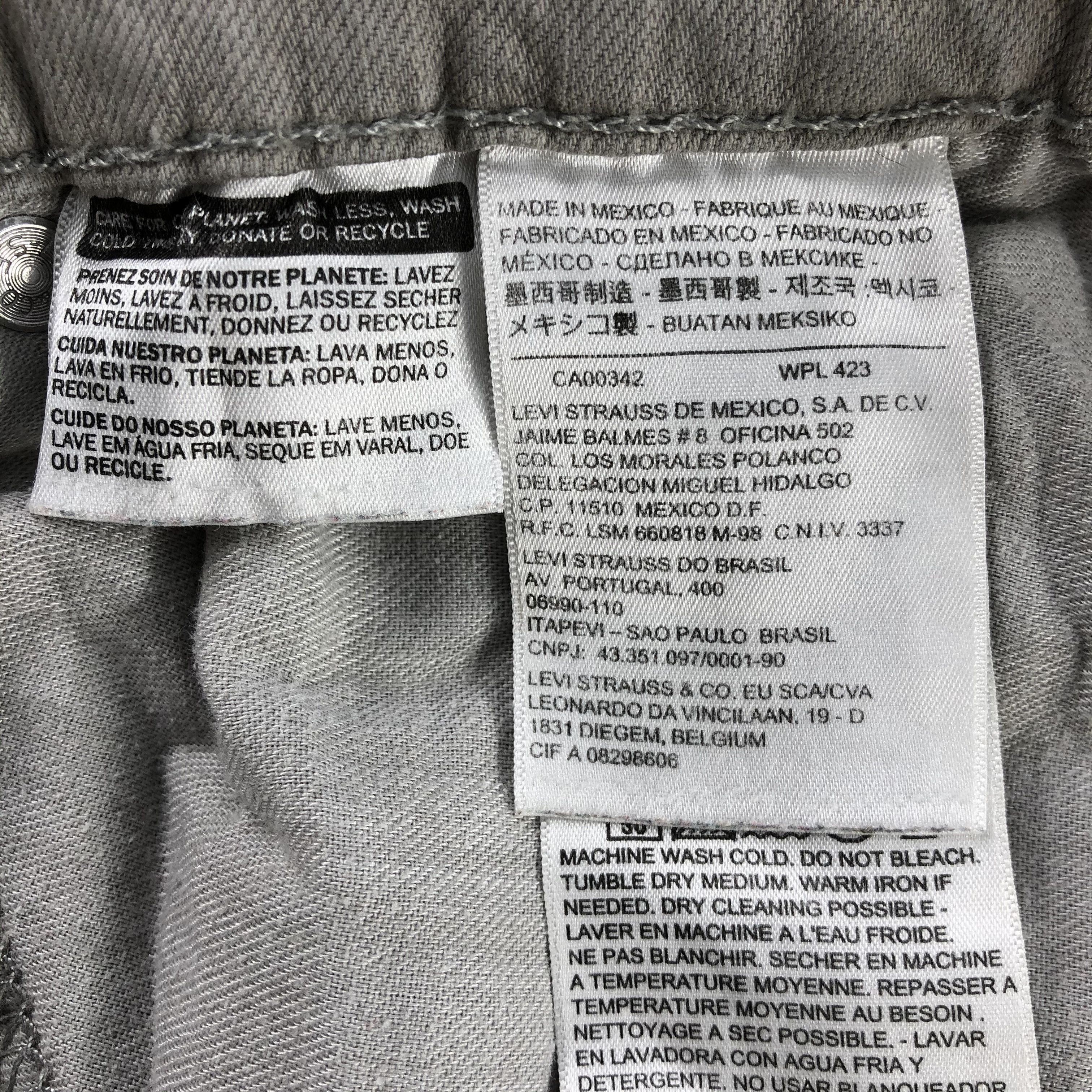 Levi's Vintage Light Wash Levis 513 Jeans-J2435 Size US 34 / EU 50 - 12 Thumbnail