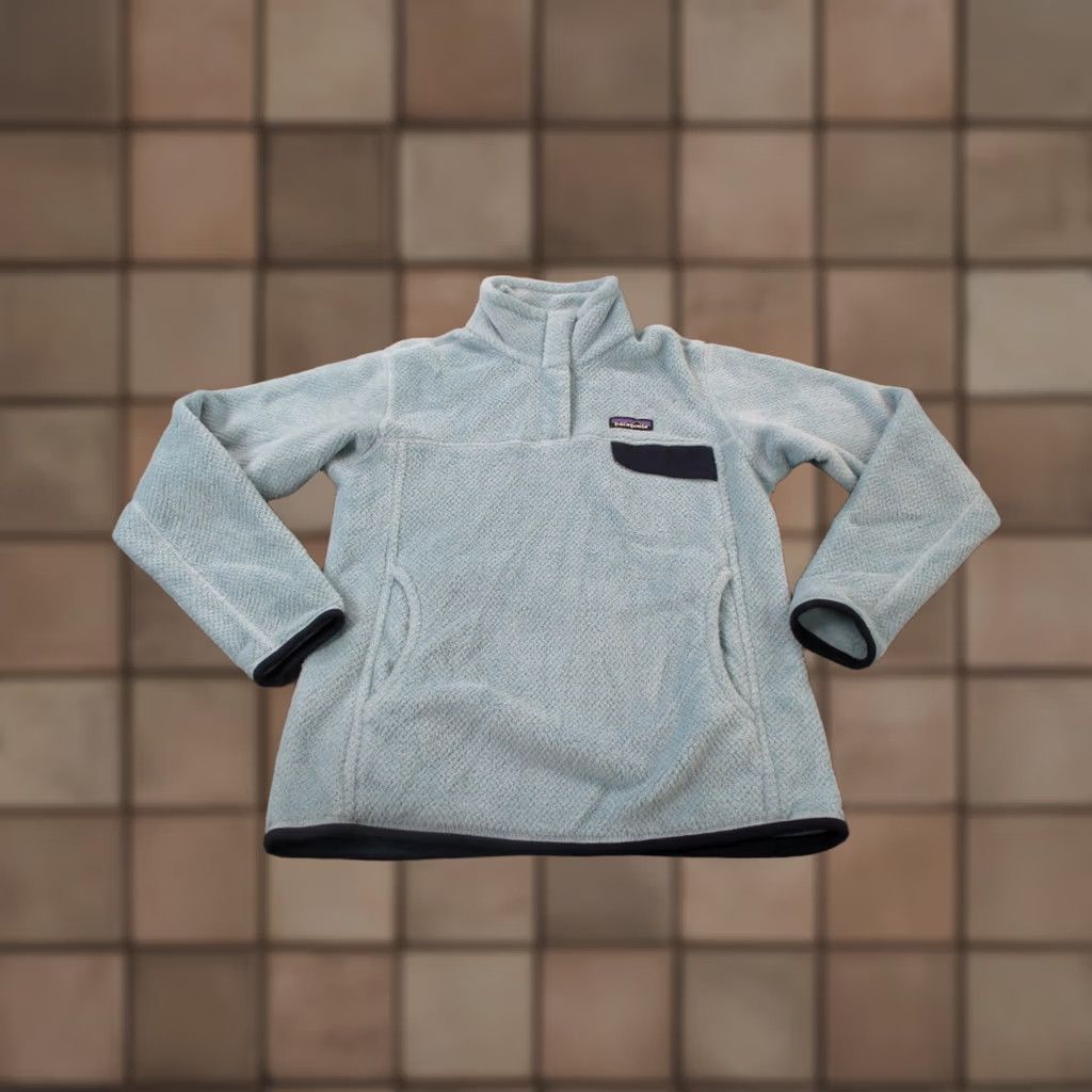 Patagonia Patagonia Jacket Women M Blue Snap Fleece Lined Windproof Thermal Pockets Casual 90s? Size M / US 6-8 / IT 42-44 - 1 Thumbnail
