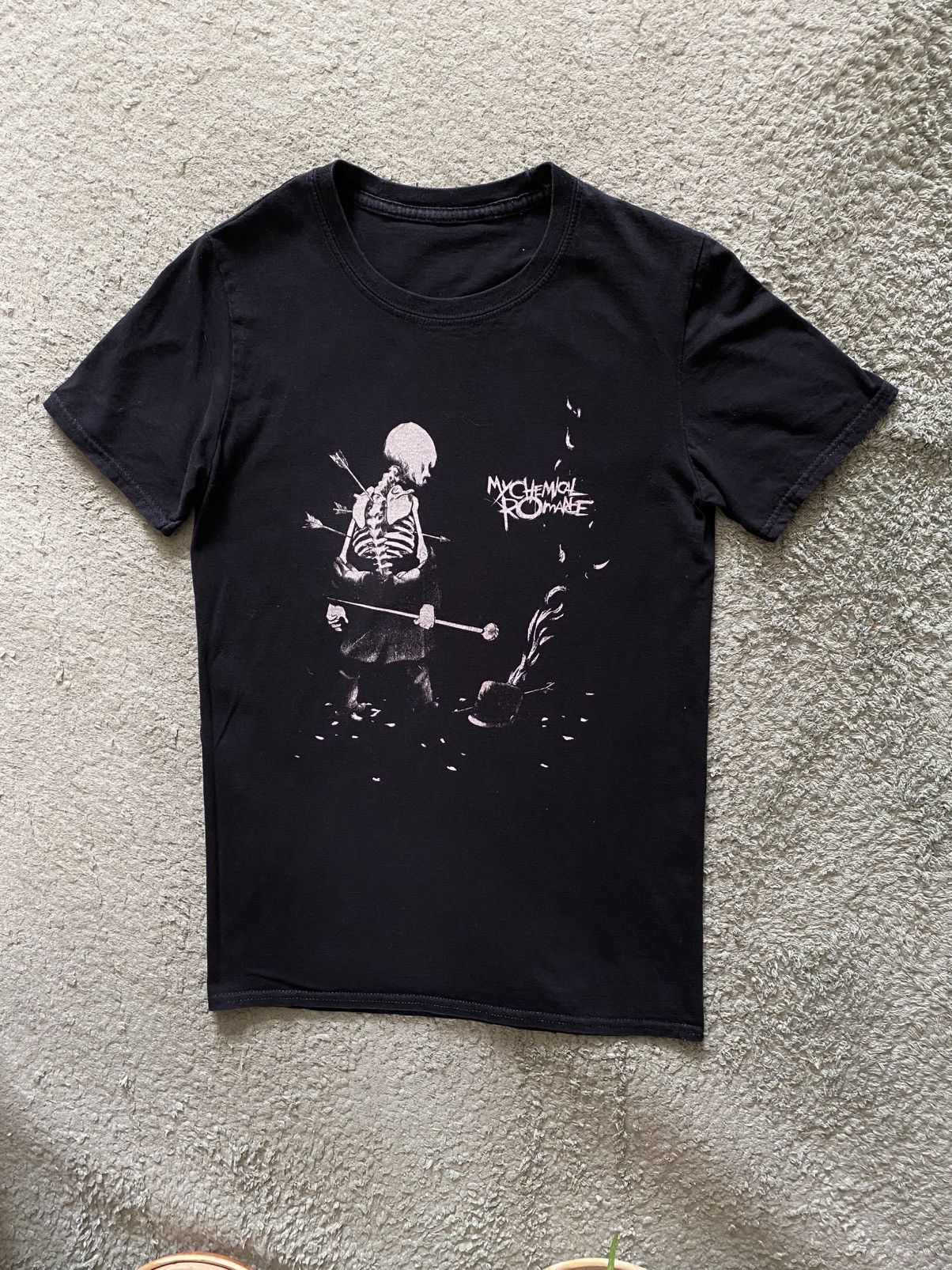 Band Tees × My Chemical Romance × Vintage Rare My Chemical Romance Skeleton Black Parade Emo tee Size US S / EU 44-46 / 1 - 1 Thumbnail