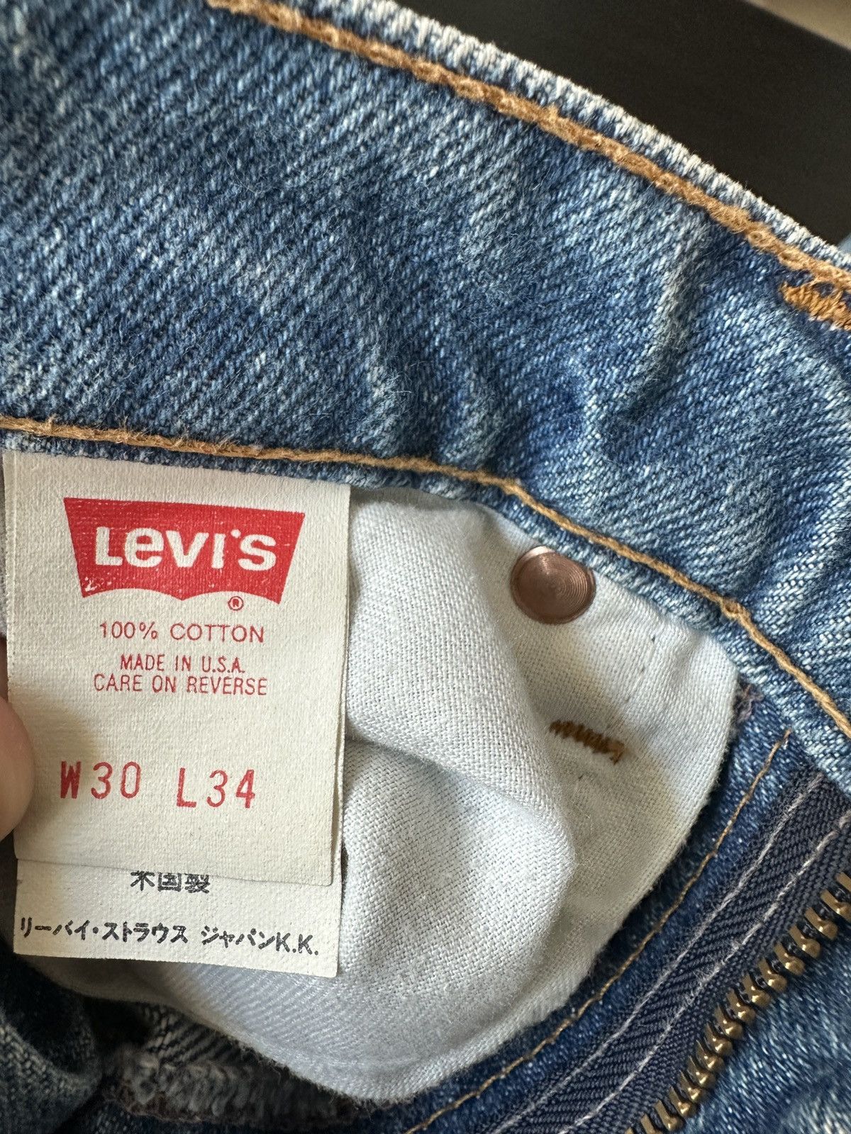Levi's Vintage Levi’s 510 Made in USA Jeans 30x34 Size US 30 / EU 46 - 7 Thumbnail