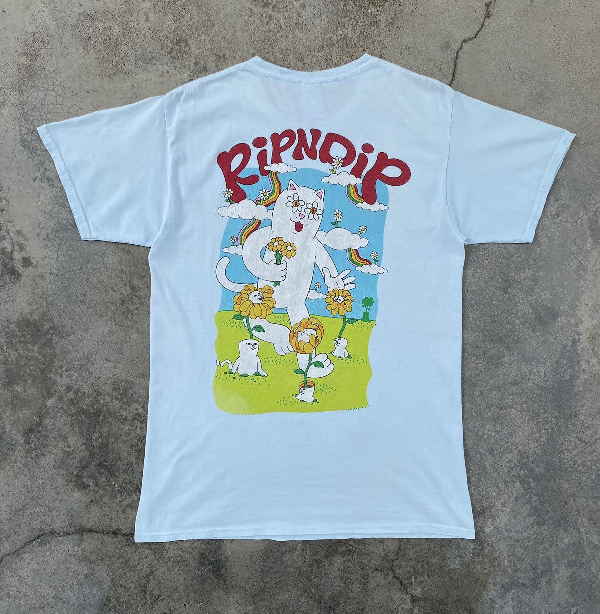 Vintage Rare💦Vintage RipnDip Skateboard tees Size US M / EU 48-50 / 2 - 1 Thumbnail