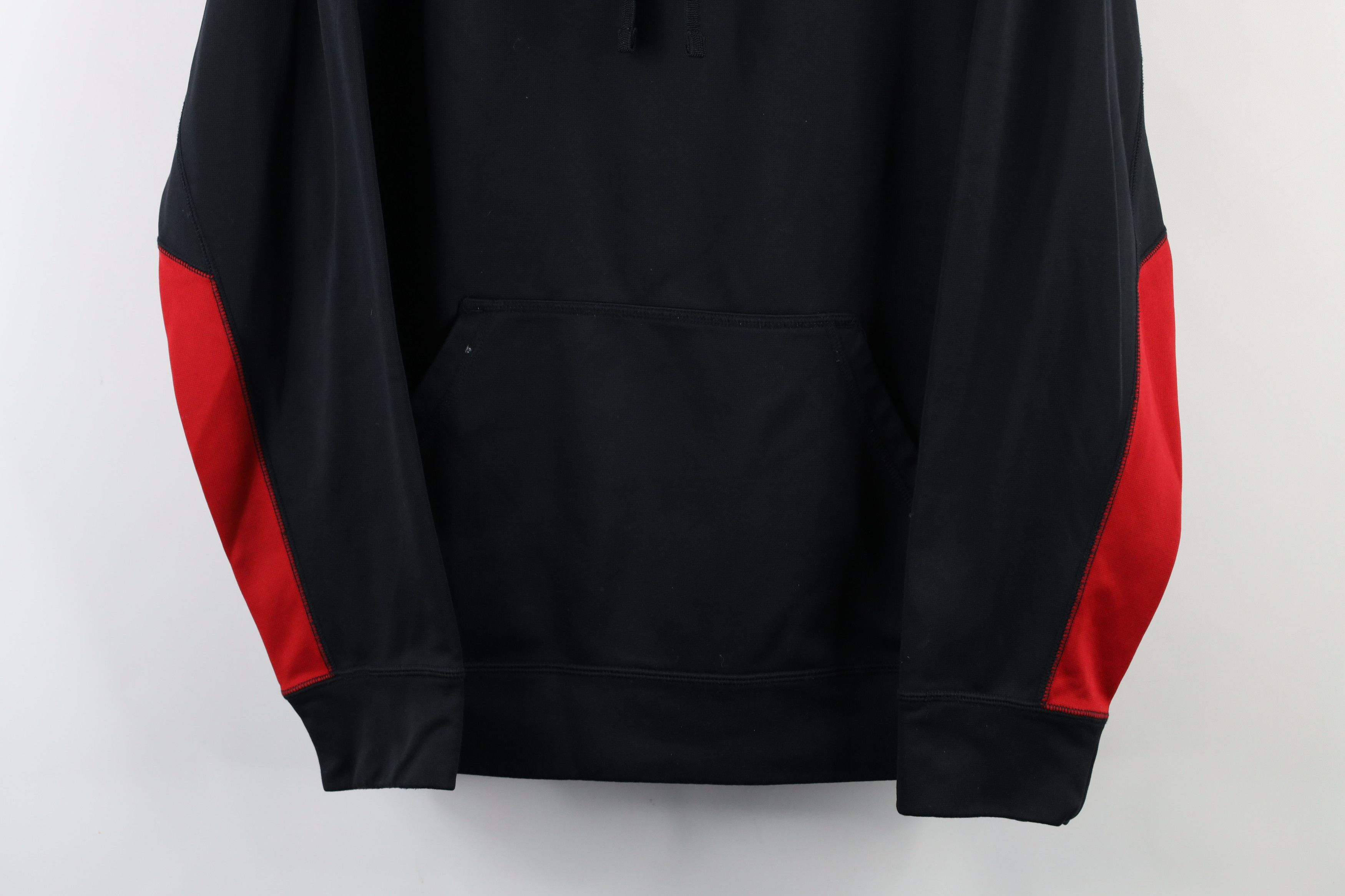 Nike × Vintage Vintage Nike Travis Scott Big Swoosh Logo Hoodie Black Size US L / EU 52-54 / 3 - 3 Thumbnail