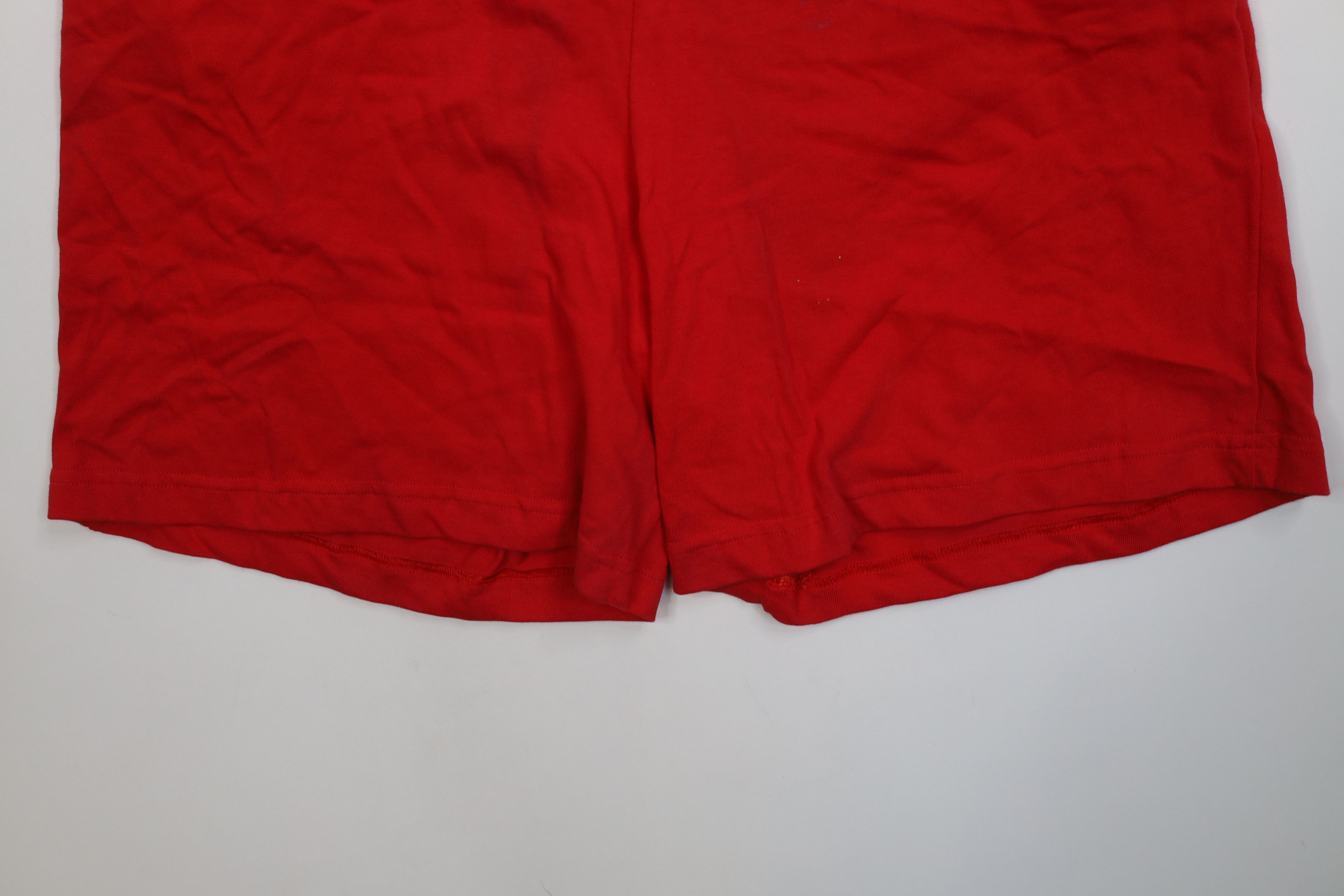 Vintage Deadstock Vintage 90s Streetwear Above Knee Shorts Red Size US 34 / EU 50 - 14 Thumbnail
