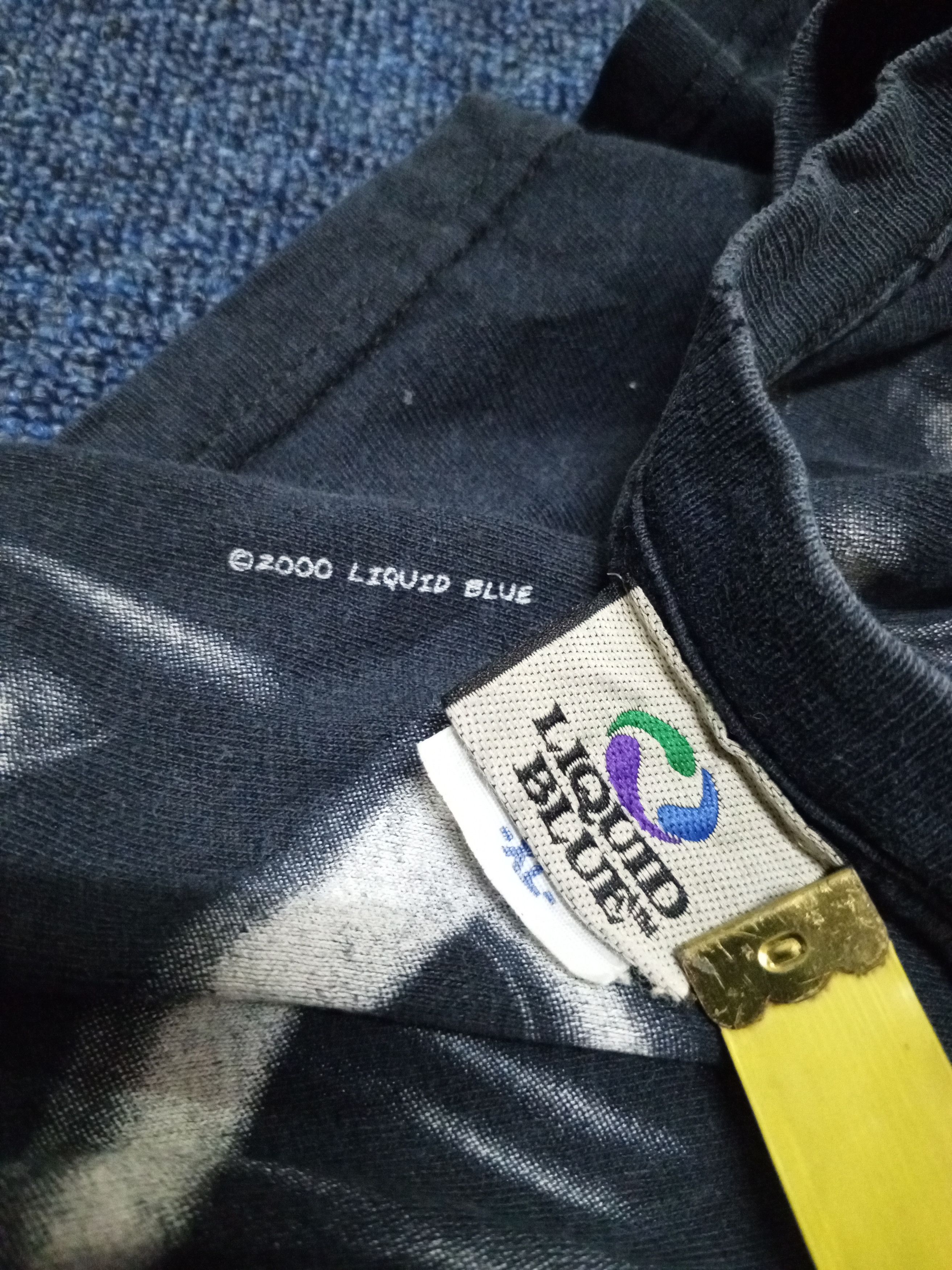 Liquid Blue Y2K VINTAGE 2000 OVP PRINT LIQUID BLUE Size US XL / EU 56 / 4 - 14 Thumbnail