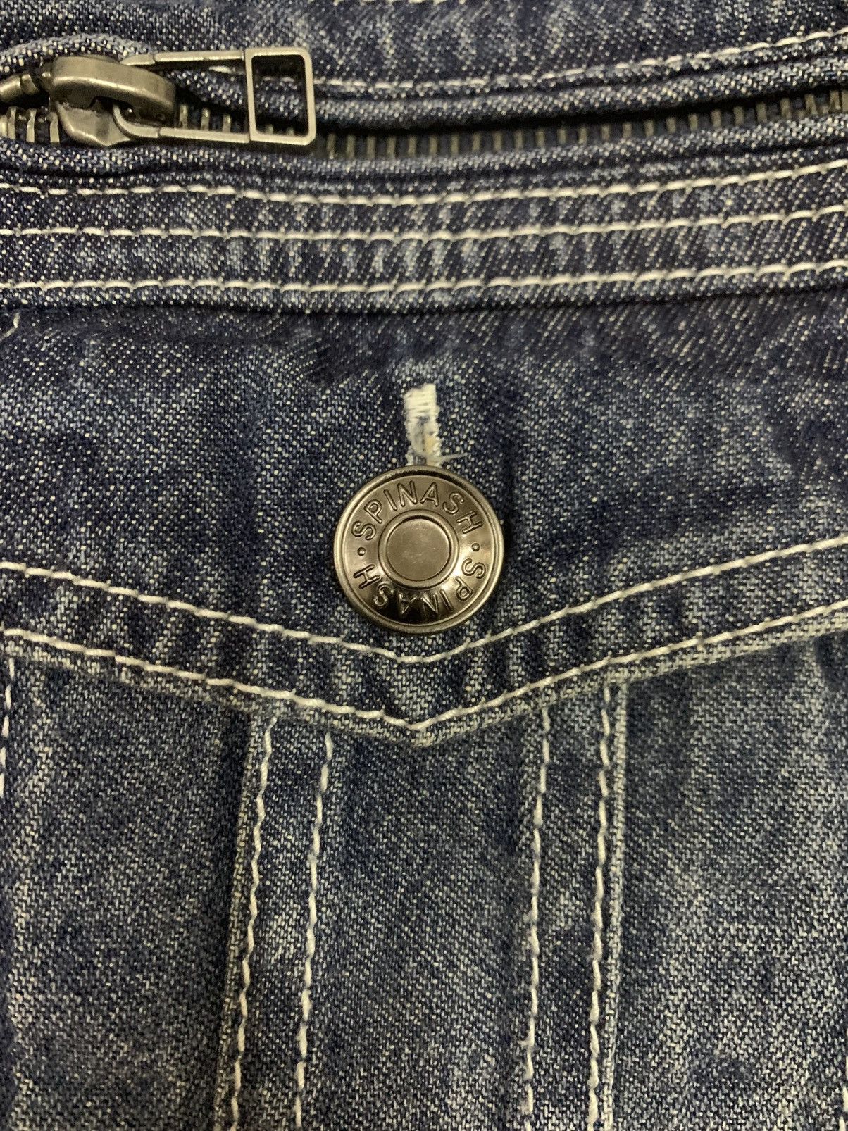 Japanese Brand SPINASH Denim Removable Hood Size US M / EU 48-50 / 2 - 9 Thumbnail