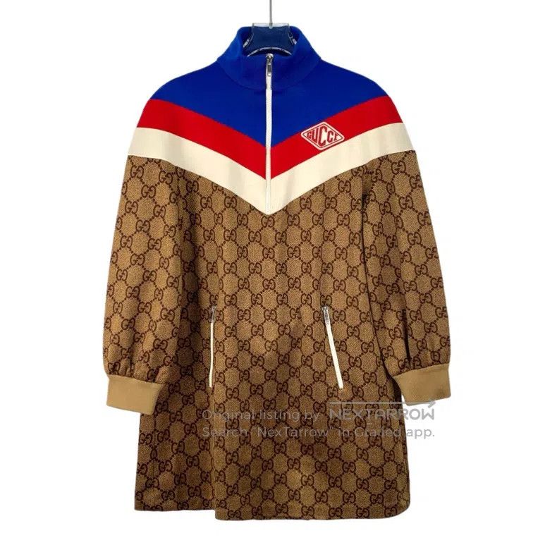 Gucci Gucci Colour block striped logo jacquard full print lapel Size XS / US 0-2 / IT 36-38 - 1 Thumbnail