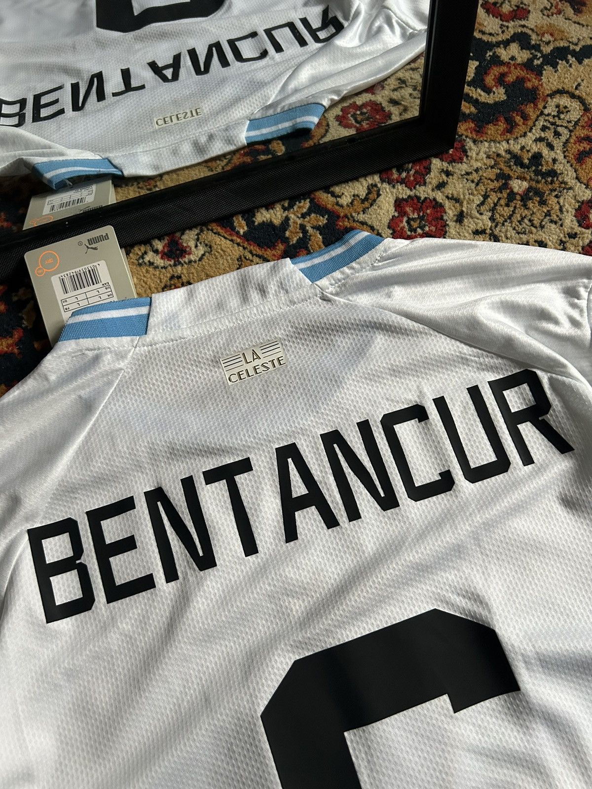 Puma Bentancur Uruguay nomer 6 Puma Away 2022-23 soccer jersey Size US L / EU 52-54 / 3 - 14 Thumbnail