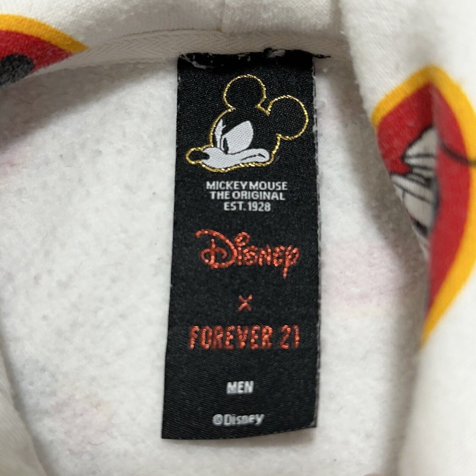 Forever 21 Disney Forever 21 Medium Mickey Mouse Hoodie Fleece Lined Size US M / EU 48-50 / 2 - 3 Thumbnail