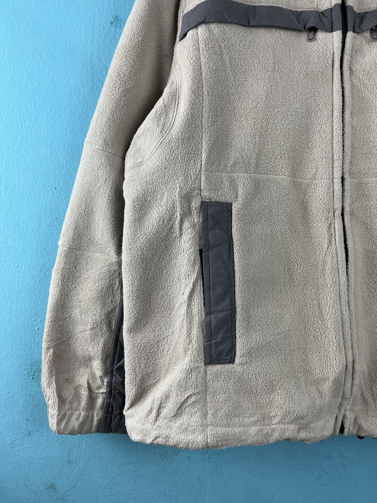Tommy Hilfiger × Vintage Vintage Y2K Beige Tommy Hilfiger Fleece Jacket Size US S / EU 44-46 / 1 - 4 Thumbnail