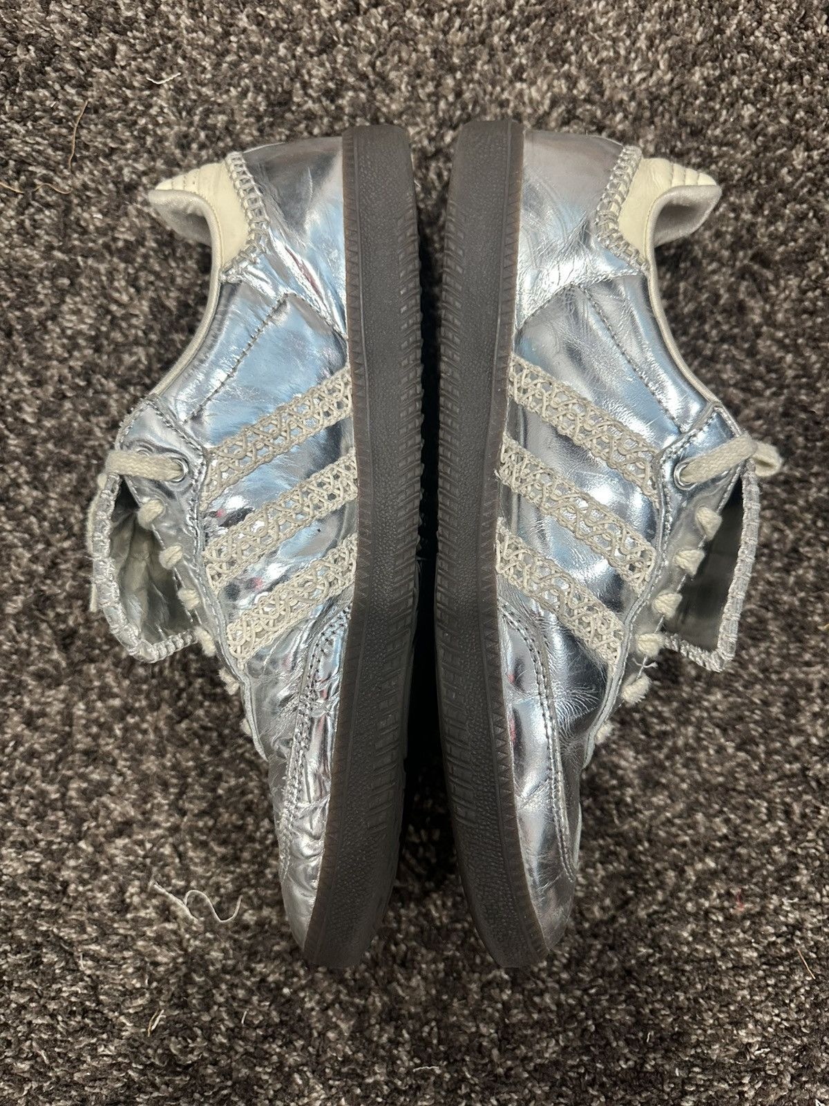 Adidas × Wales Bonner Adidas Wales Boner Samba Silver Grey/Chrome Size US 10.5 / EU 43-44 - 3 Thumbnail