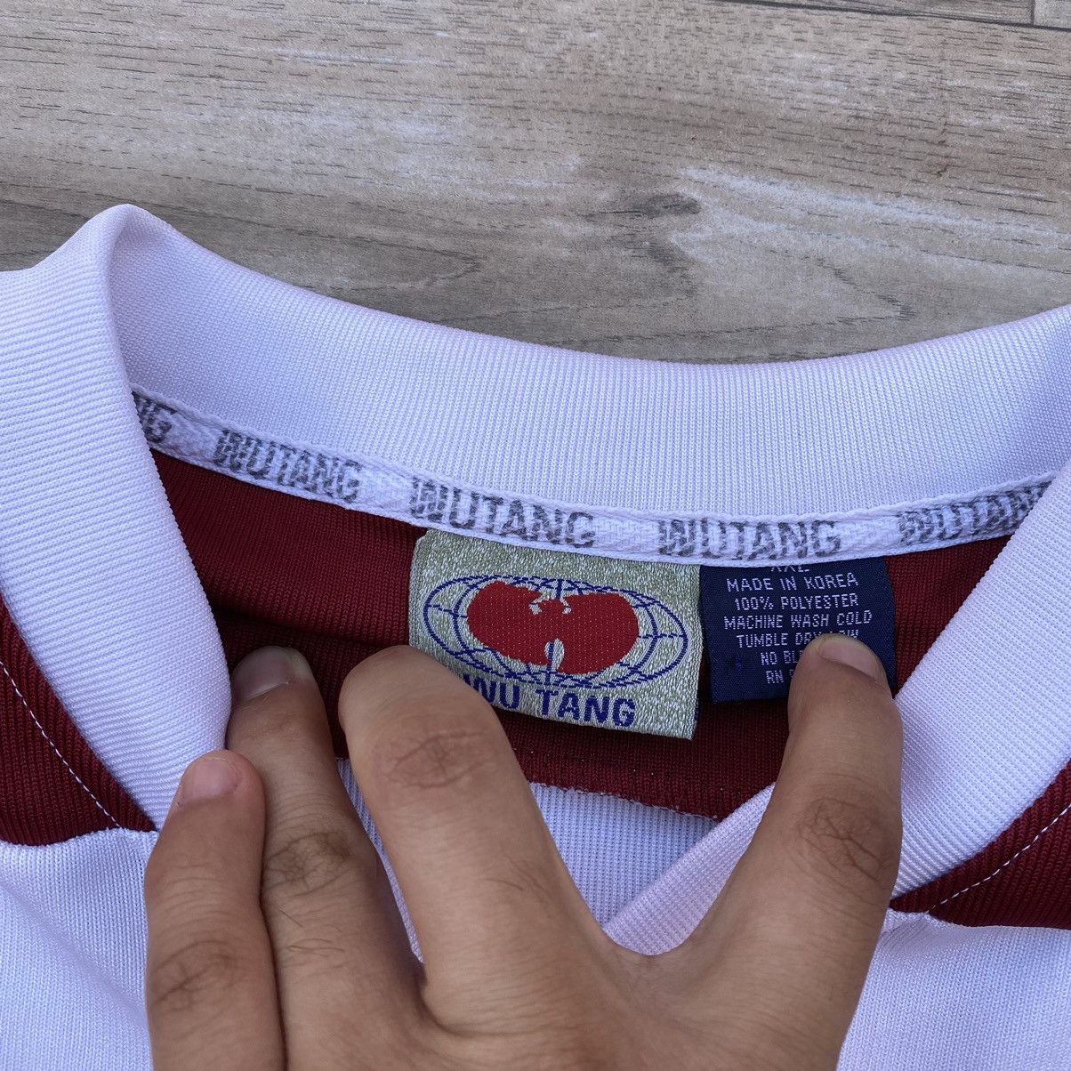 Vintage WuTang 90s Vintage Jersey XXL Size US XXL / EU 58 / 5 - 3 Thumbnail