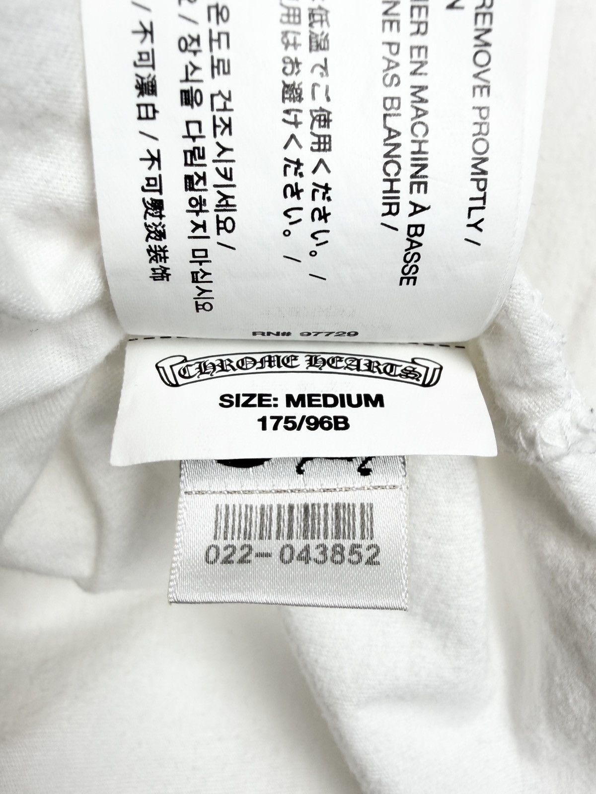Chrome Hearts Chrome Hearts Cemetery Cross Logo Longsleeve Tshirt White Size US M / EU 48-50 / 2 - 10 Thumbnail