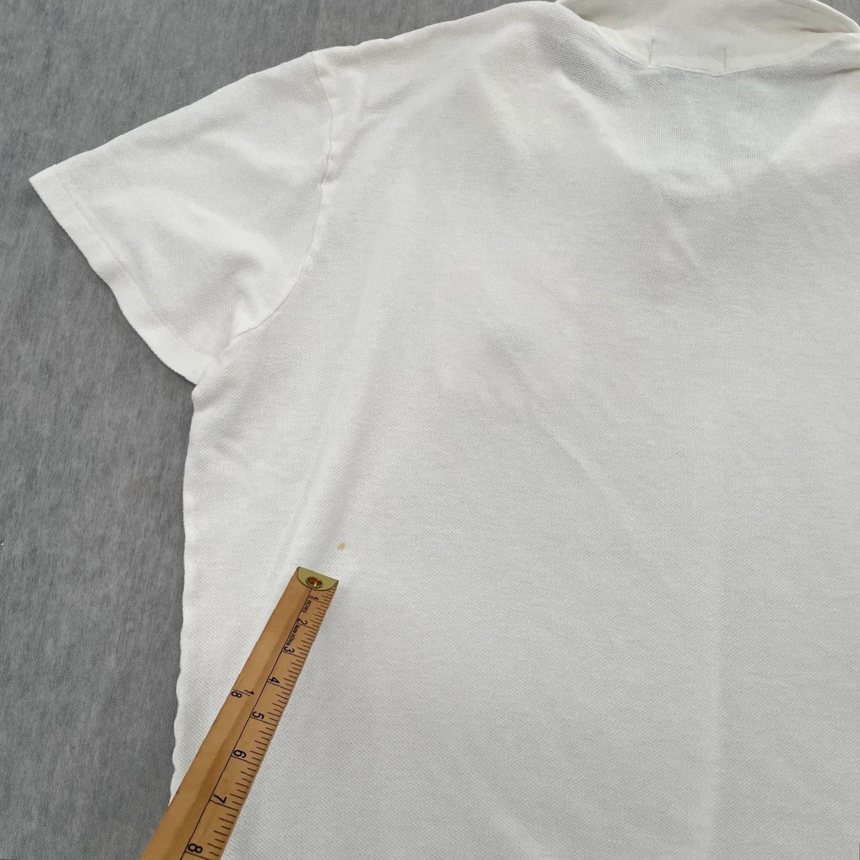 Polo Ralph Lauren Polo Ralph Lauren White Polo Shirt Adult 2XL Short Sleeve Cotton Linen Blend Casual Golf Men Size US XXL / EU 58 / 5 - 7 Thumbnail