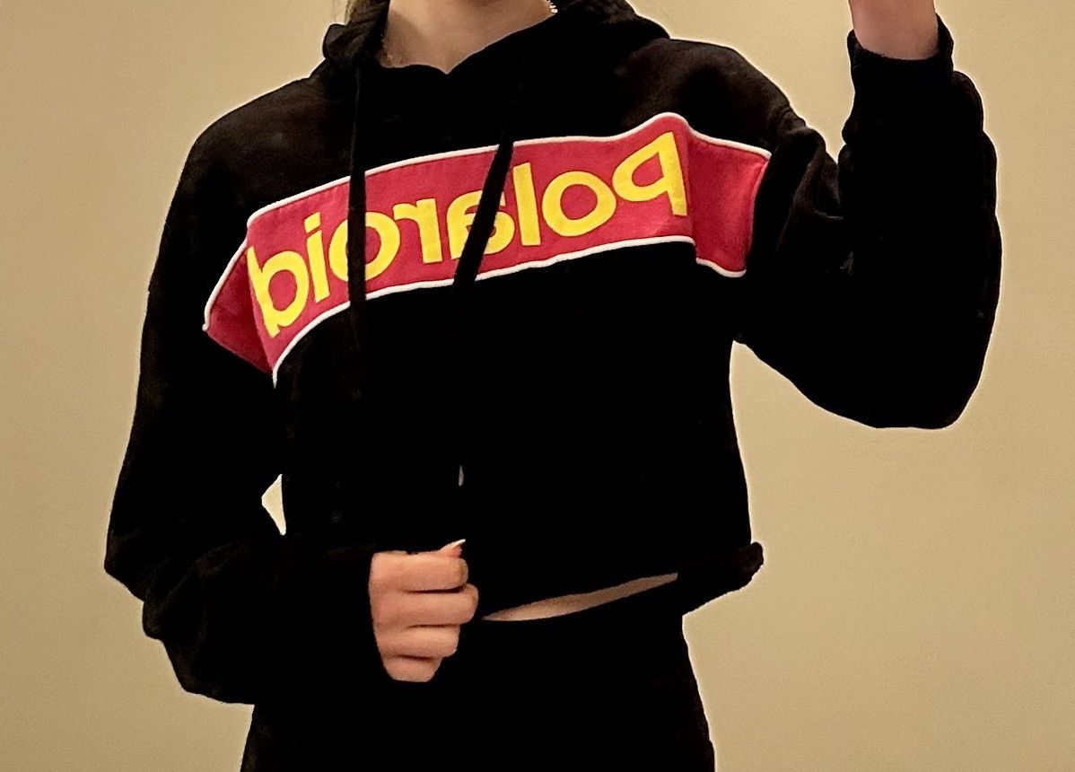 Polaroid Polaroid black cropped hoodie Size M / US 6-8 / IT 42-44 - 1 Thumbnail