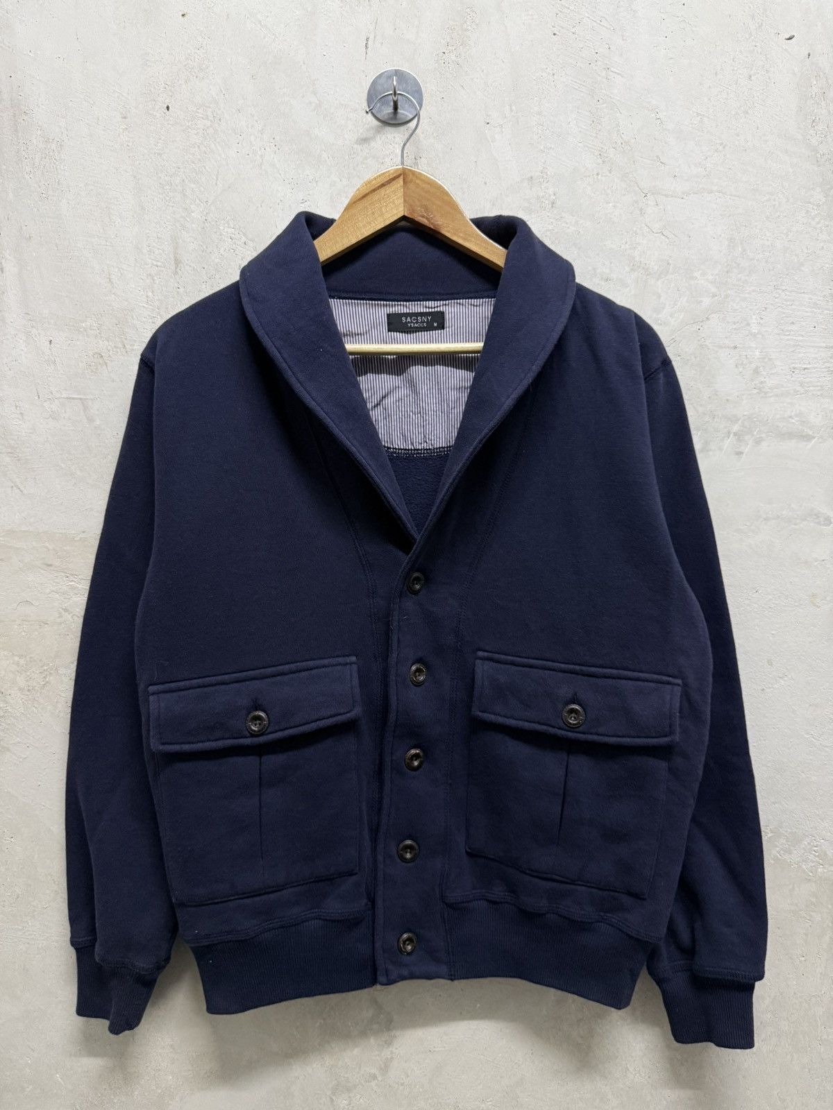 Y's Archival Sacsny Y’saccs by Yohji Yamamoto Button Up Cardigan Size US M / EU 48-50 / 2 - 2 Thumbnail