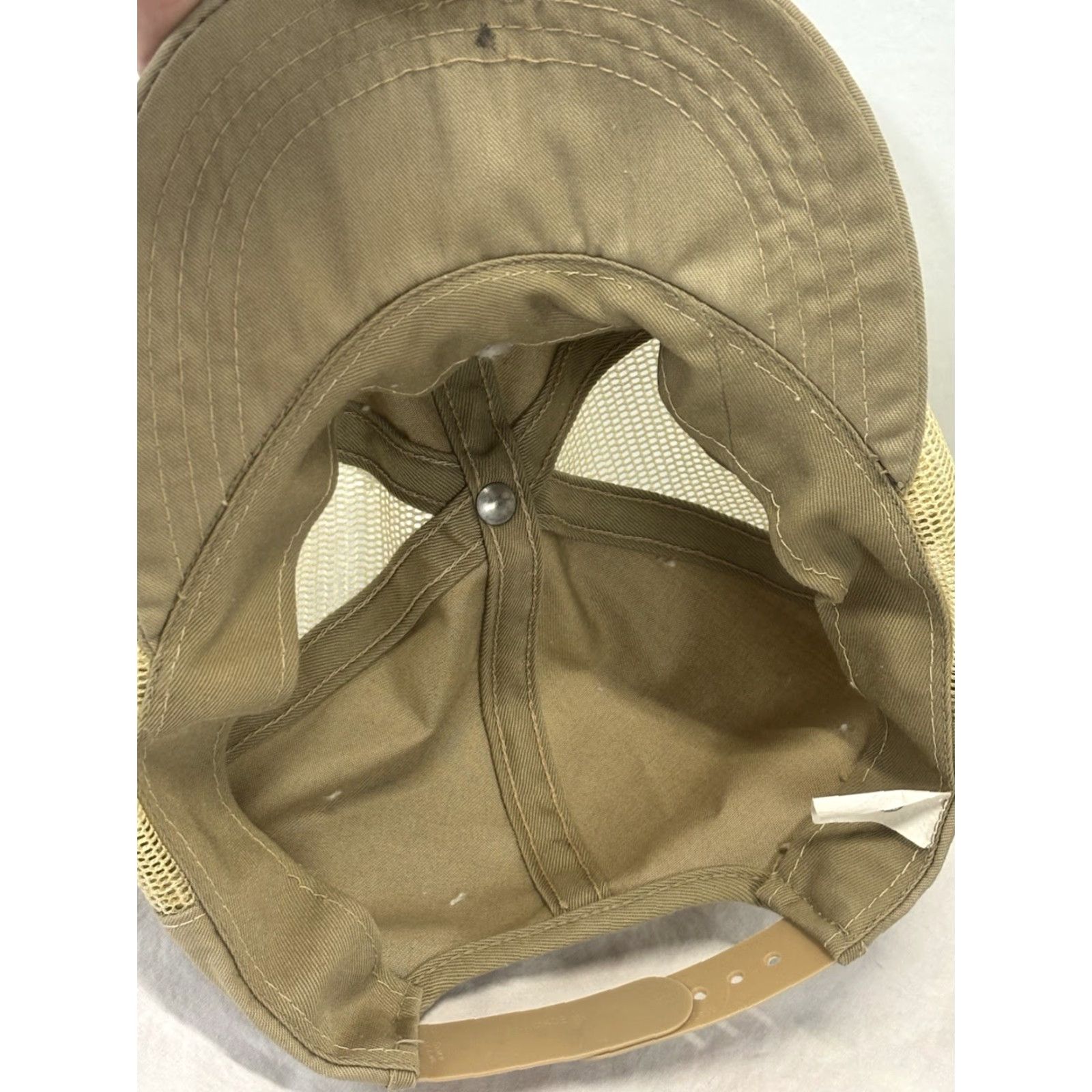 Vintage VINTAGE Georgia Union Made Baseball Trucker Hat Cap Tan 1960s Snapback Adjustable Mens Size ONE SIZE - 6 Thumbnail