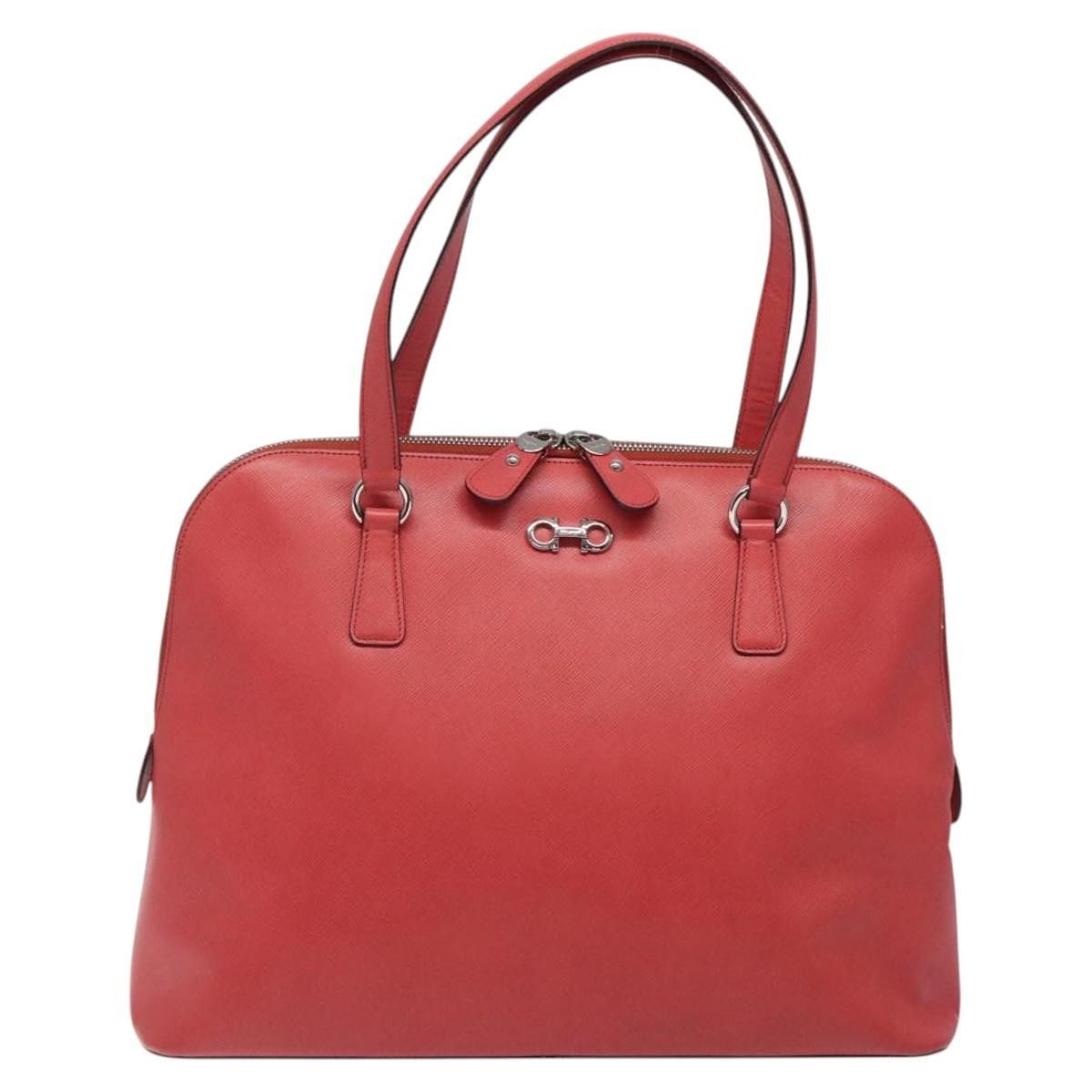 Salvatore Ferragamo Gancini handbag Leather