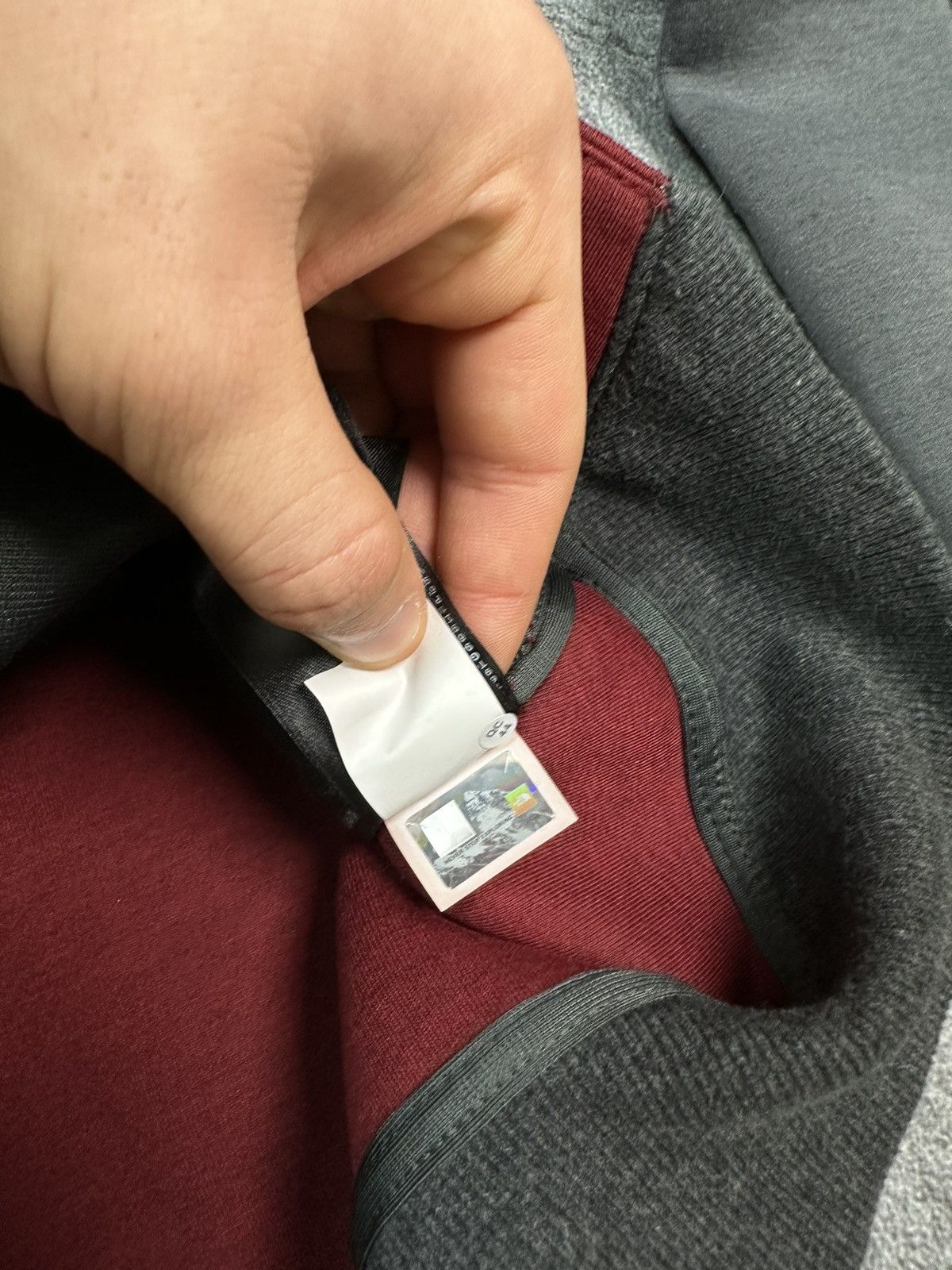 The North Face × Vintage Vintage The North Face Soft Shell Jacket Men M size Red Grey Size US M / EU 48-50 / 2 - 8 Thumbnail