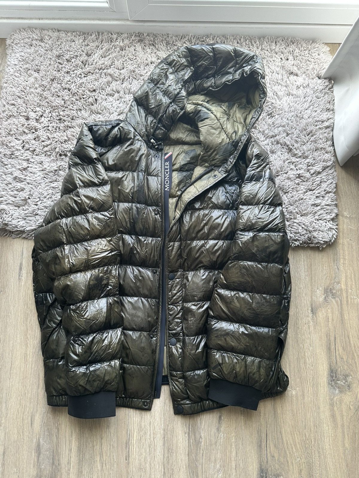 Moncler Moncler Charlos Bomber "Shiny" Jacket Size US XXL / EU 58 / 5 - 1 Thumbnail