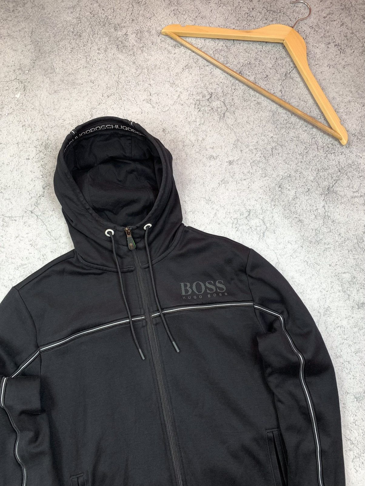 Hugo Boss Hugo Boss Saggy Full Zip Hoodie Jacket Black Mens Size S Size US S / EU 44-46 / 1 - 2 Thumbnail