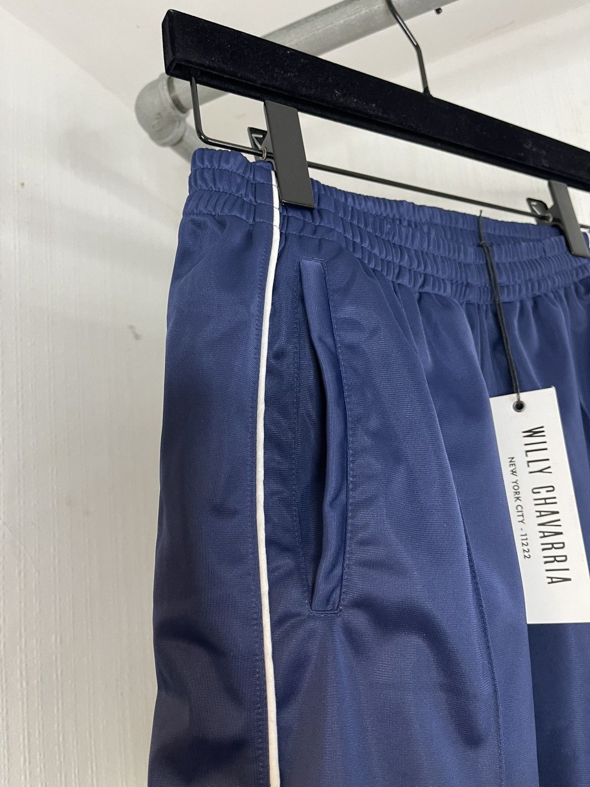 Willy Chavarria WILLY CHAVARRIA BUFFALO TRACK PANTS COBALT BLUE Size US 31 - 4 Thumbnail