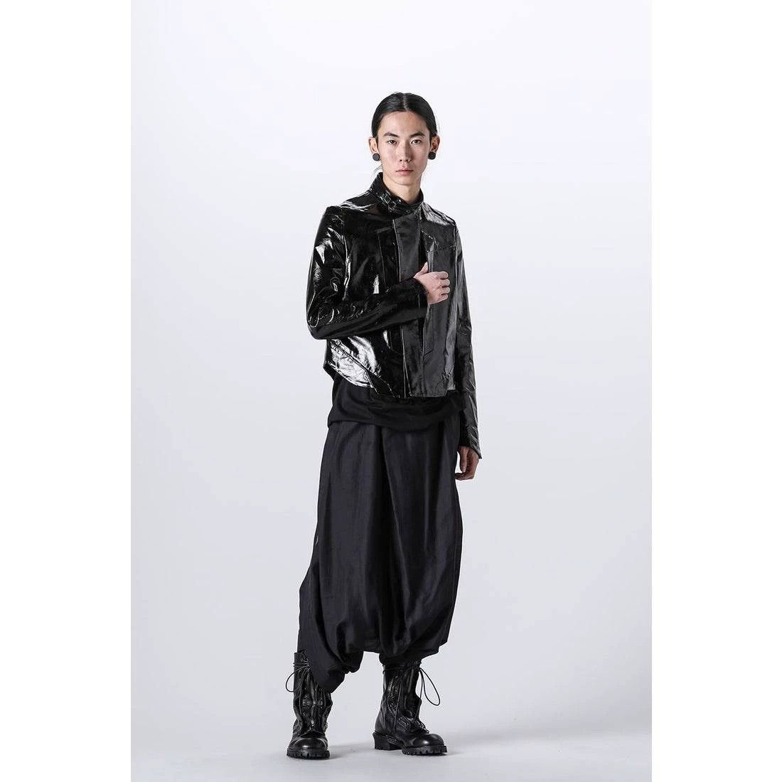 Julius Julius 7 13FW Wool Silk Blend Dropped Crotch Pants Size US 34 / EU 50 - 6 Thumbnail