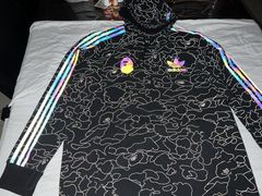 Bape x adidas hot sale tech hoodie resell