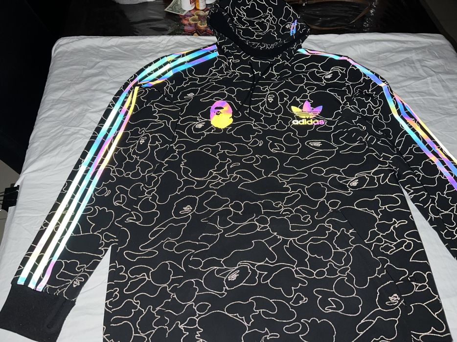 Tech hoodie adidas on sale bape