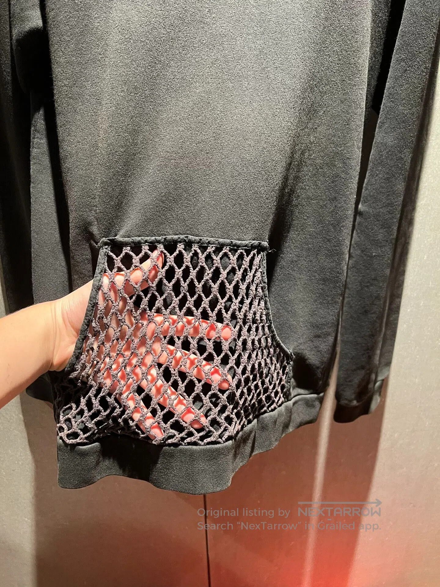 Raf Simons raf simons 2003 mesh pullover hoodie. Size US M / EU 48-50 / 2 - 3 Thumbnail