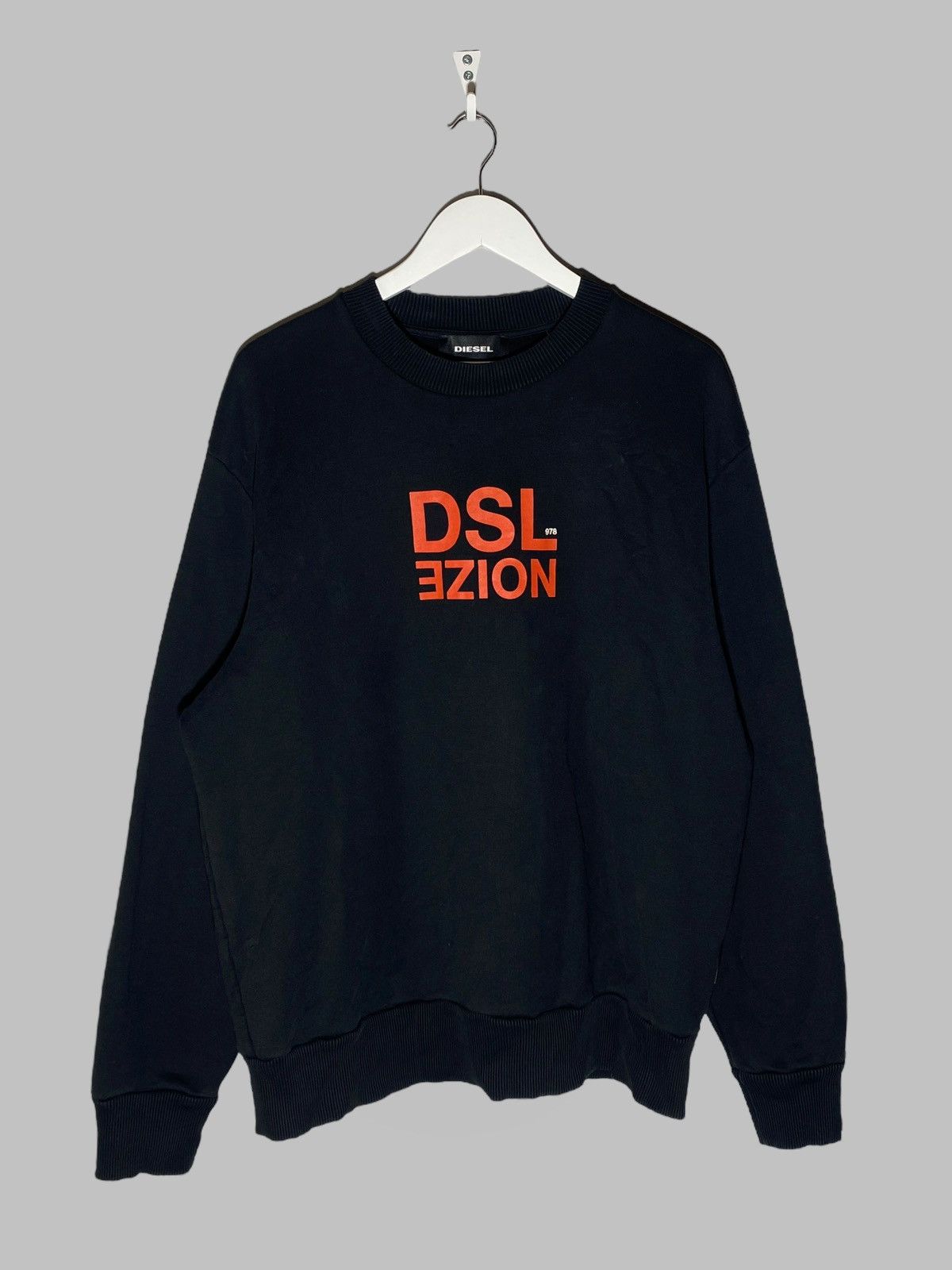 Diesel 🔥 DIESEL NOIZE RAVE SWEATSHIRT SAMURAI FUTURECORE VIBES Size US L / EU 52-54 / 3 - 2 Thumbnail