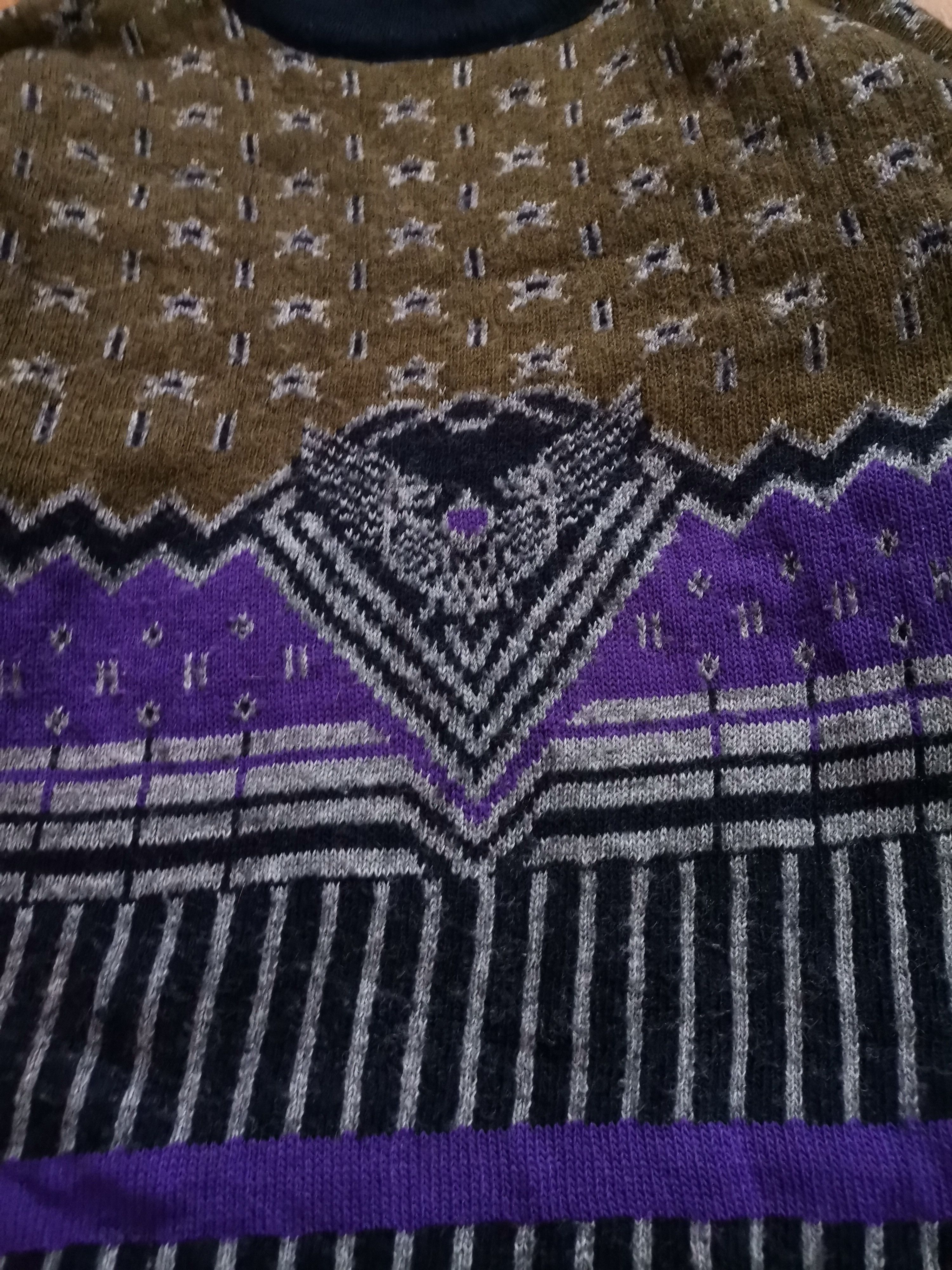 Vintage Vintage Joey Fresco Abstract Sweater Size US M / EU 48-50 / 2 - 2 Thumbnail