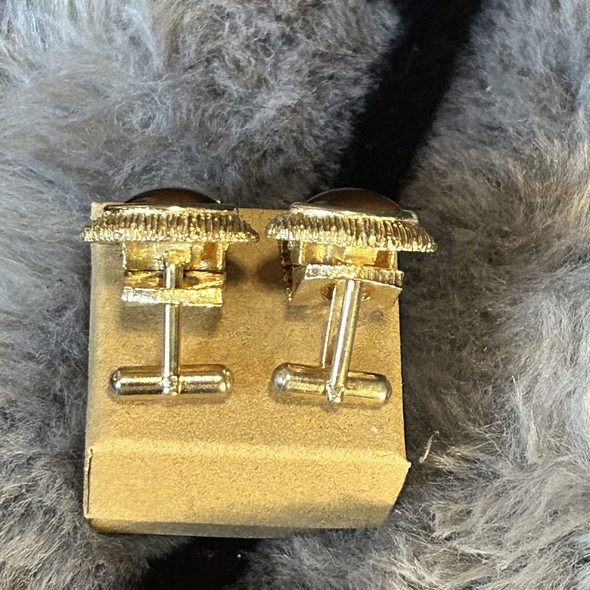 Vintage Men’s Vintage Swank marquis glass mesh wrap cuff links Size ONE SIZE - 4 Thumbnail