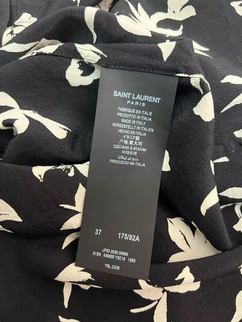 Saint Laurent Paris Saint Laurent Paris size 37 Black and white maple leaf pri Size US M / EU 48-50 / 2 - 5 Thumbnail