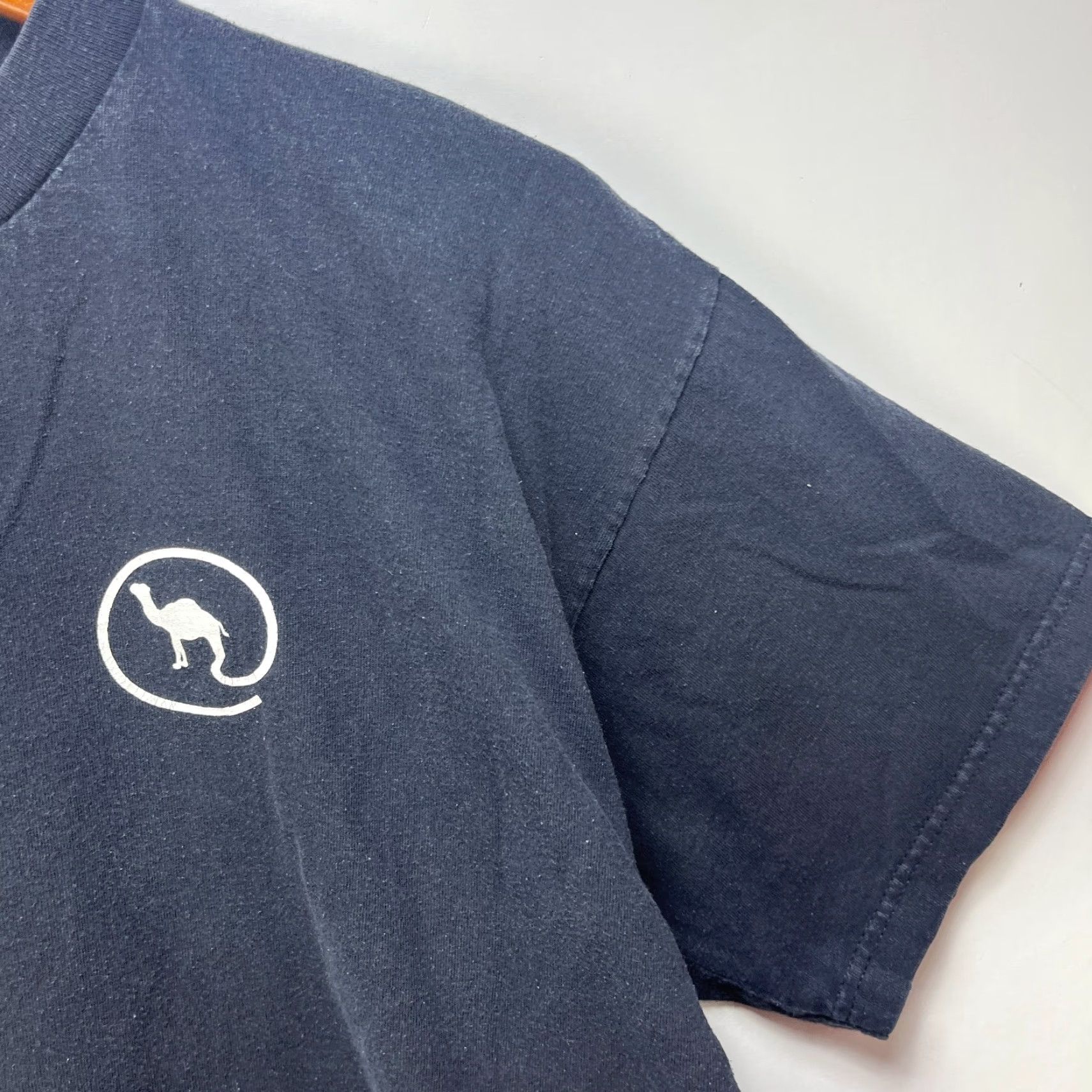 Camel VINTAGE Camel Cigarettes Promo T Shirt Where Its At XL Black Cotton Short Sleeve Men T-Shirt 1990s Logo 1997 Decade Vintage Size US XL / EU 56 / 4 - 7 Thumbnail