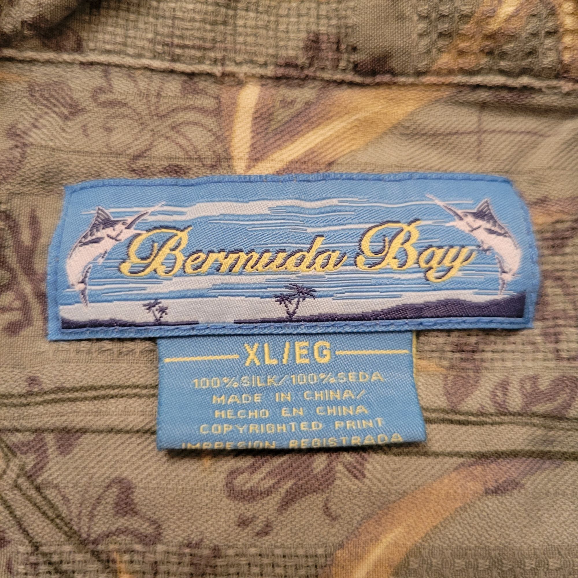 Other Bermuda Bay XL Hawaiian Button Up Shirt Silk Floral Bamboo P Size US XL / EU 56 / 4 - 3 Thumbnail